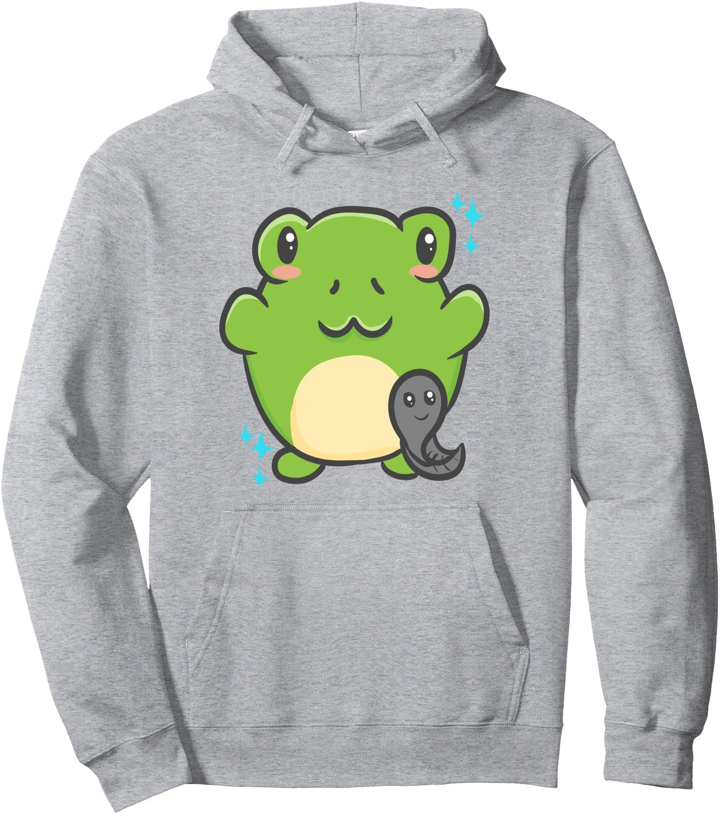 Frog Mum With Tadpole Baby - Cute Kawaii Anime Kawaii Pullover Hoodie