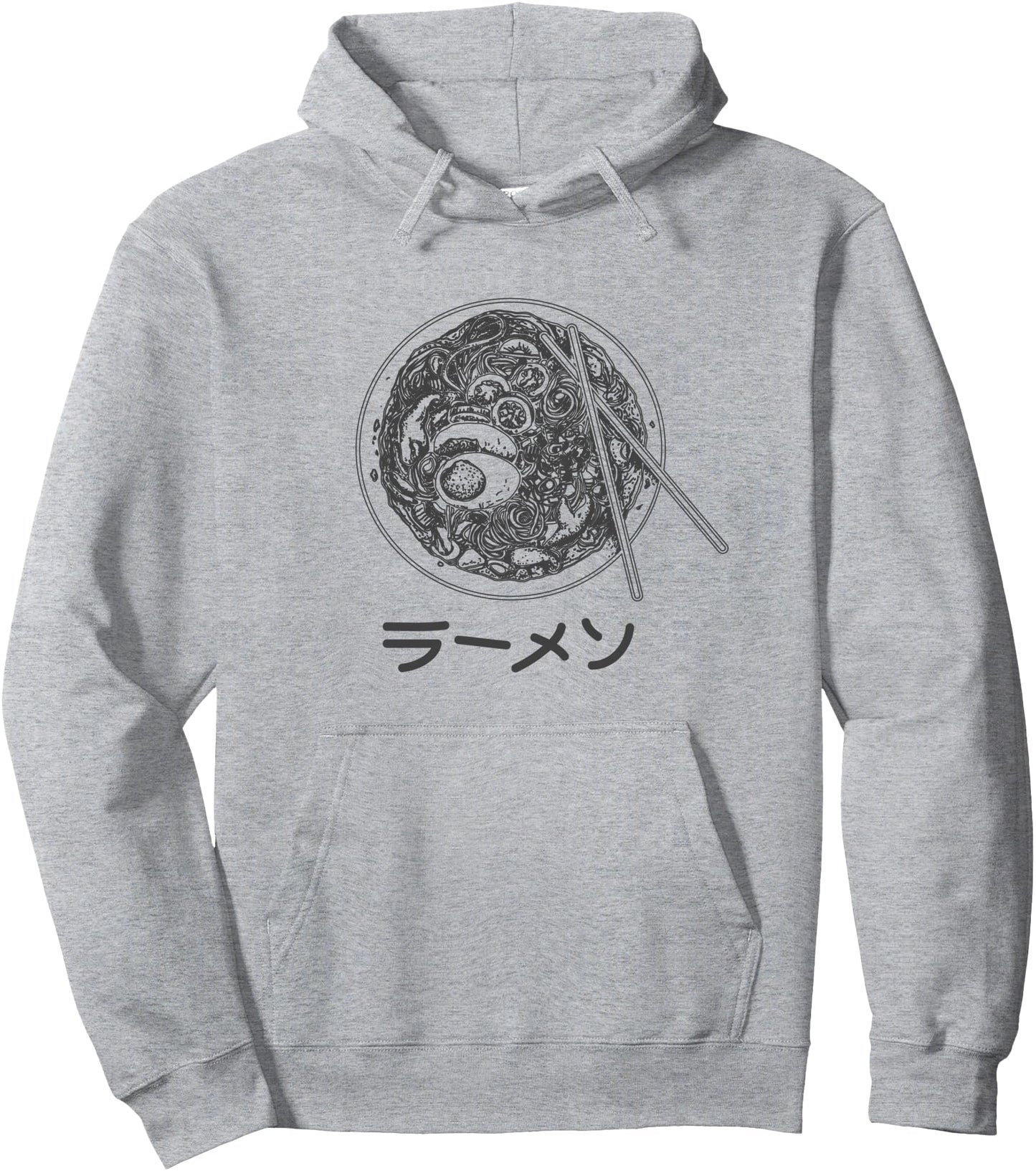 Japanese Text Sweatshirt hoodie Ramen Send Noodles Katakana Pullover Hoodie