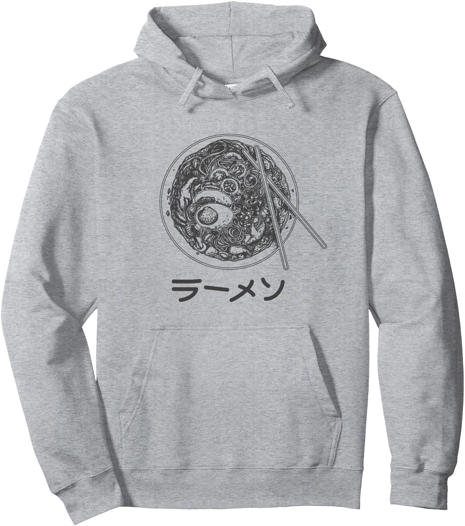 Japanese Text Sweatshirt hoodie Ramen Send Noodles Katakana Pullover Hoodie