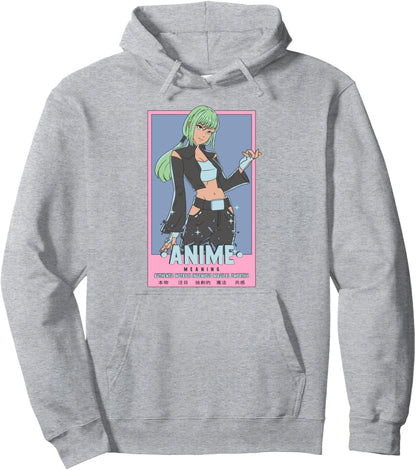 Authentic Notable Ingenious Magical Empathic Anime Meaning Pullover Hoodie