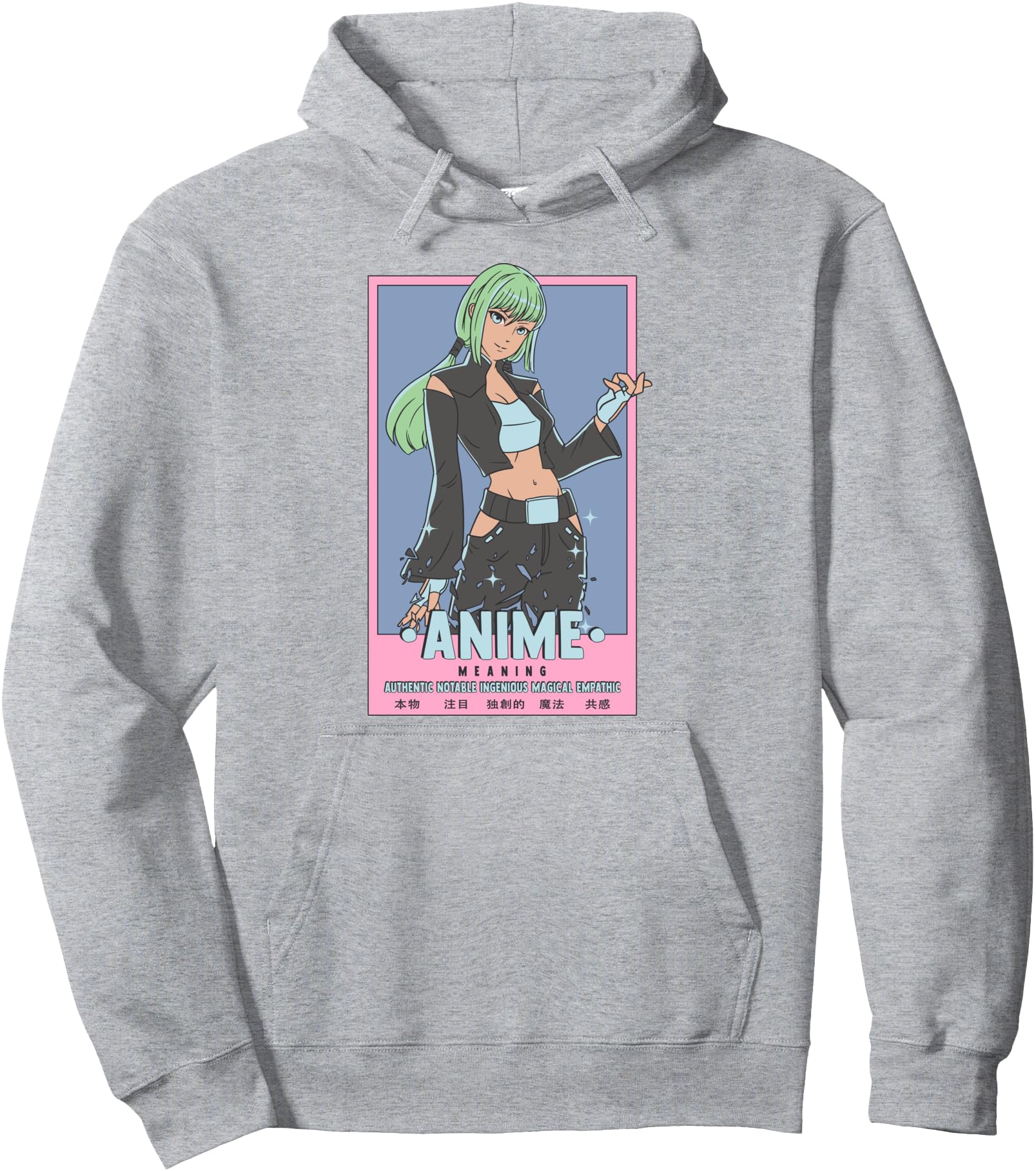 Authentic Notable Ingenious Magical Empathic Anime Meaning Pullover Hoodie
