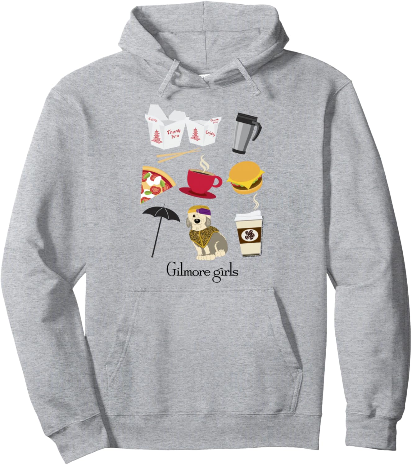 Gilmore Girls Icons Pullover Hoodie