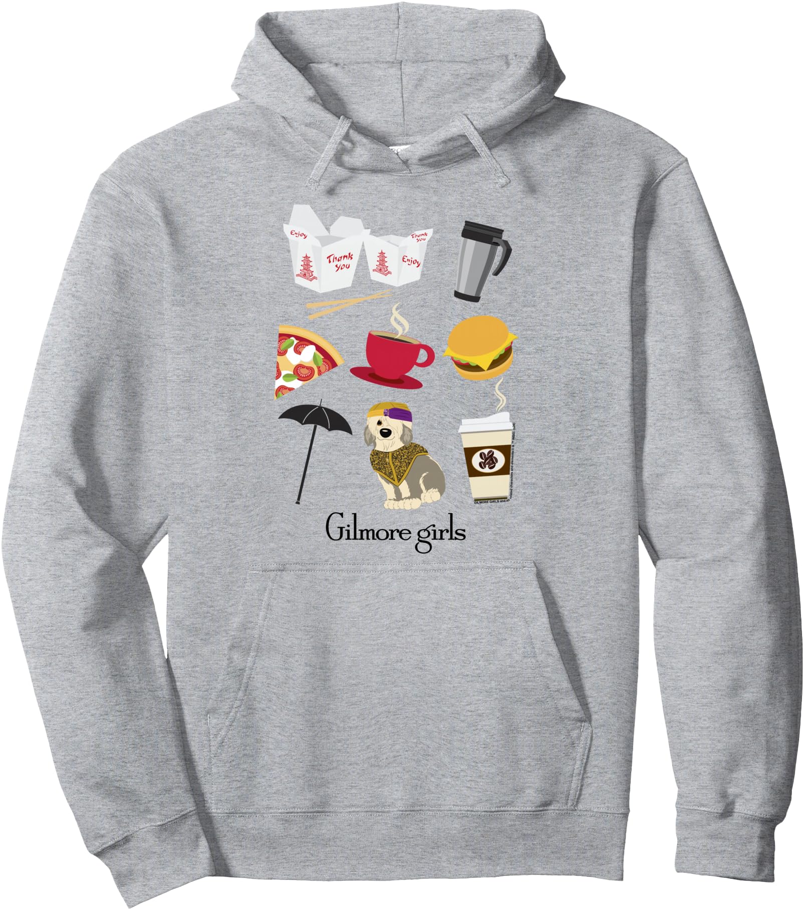 Gilmore Girls Icons Pullover Hoodie