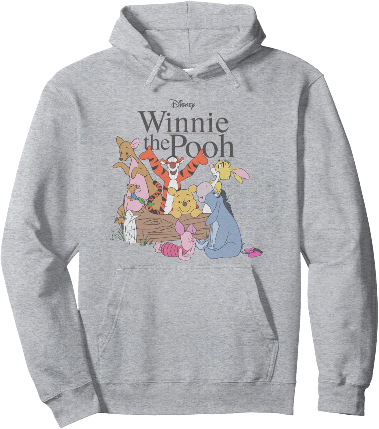 Disney Winnie the Pooh The Classic Best Friends Group Shot Pullover Hoodie