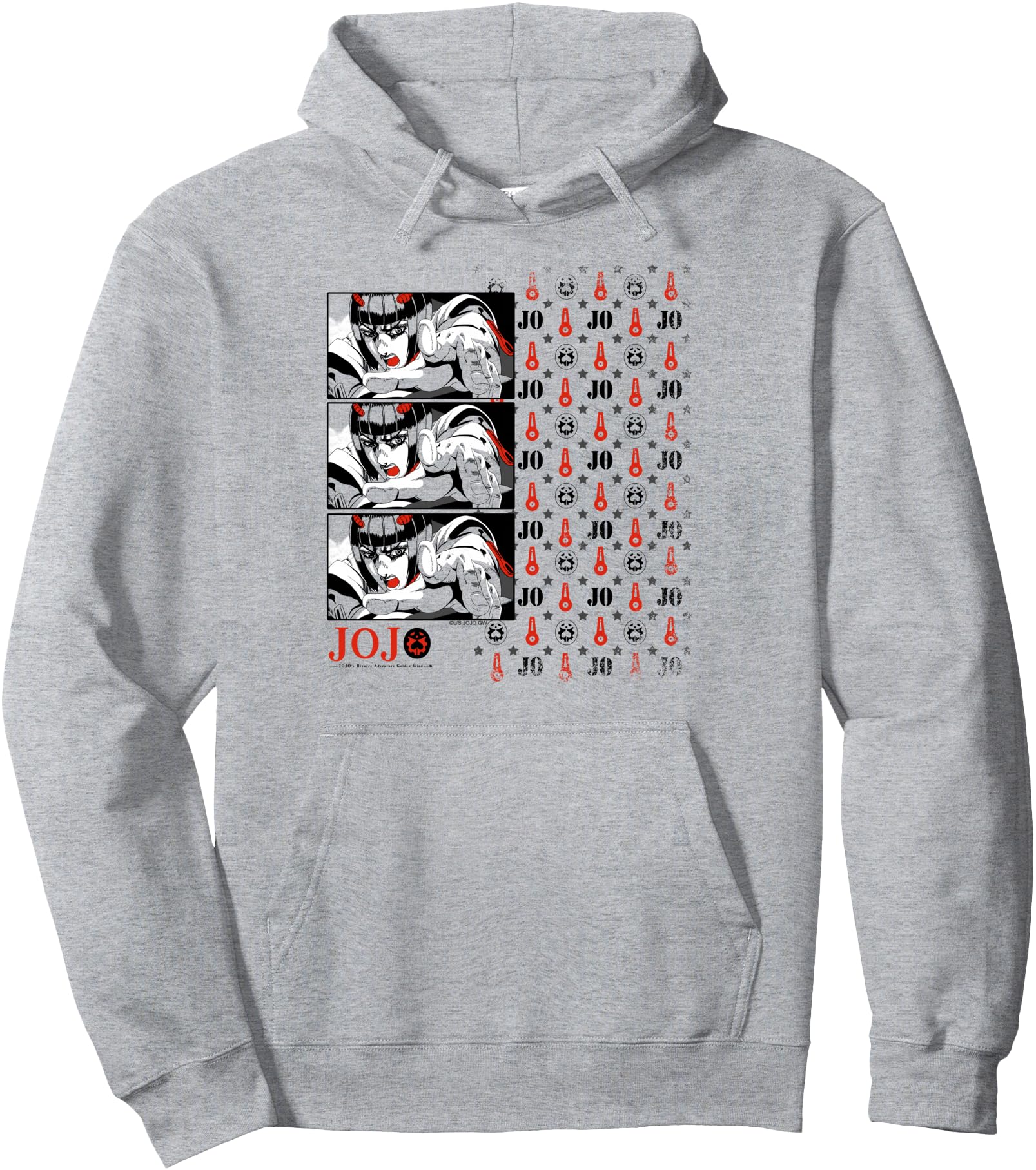 JoJo's Bizarre Adventure Pt 5 Bruno Bucciarati pers Anime Pullover Hoodie