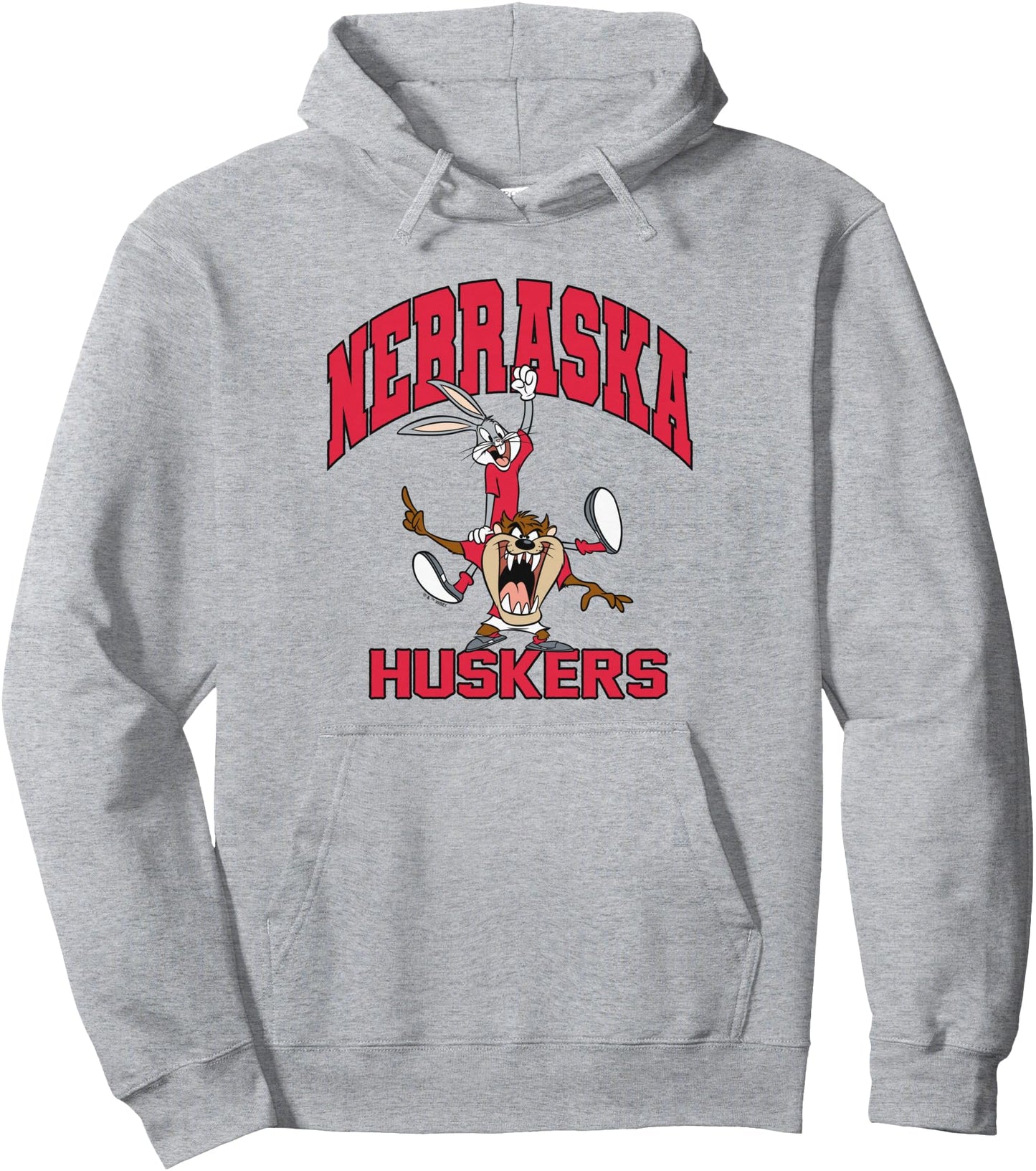 University of Nebraska Huskers x Looney Tunes Bugs Taz #1 Pullover Hoodie