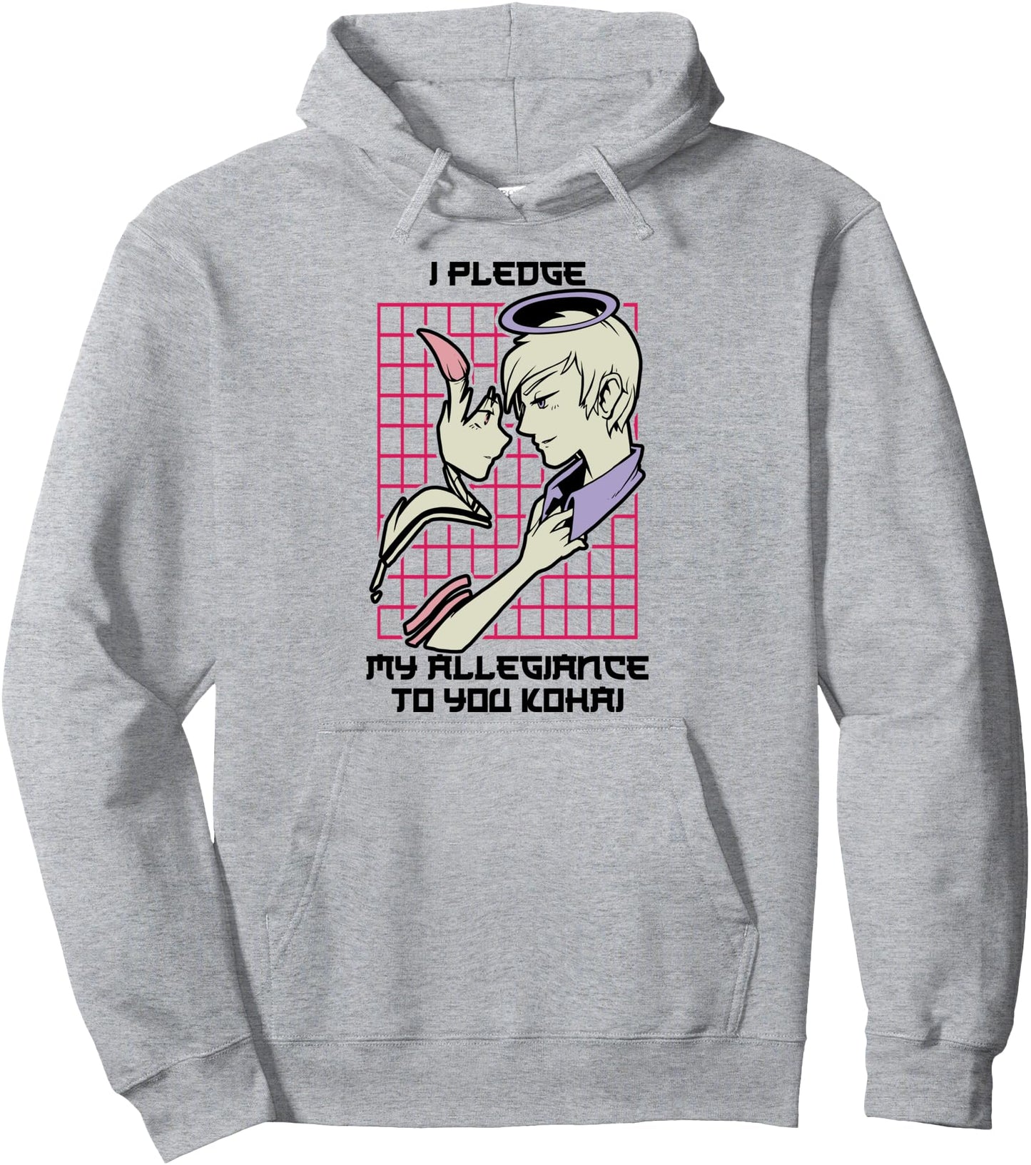 I Pledge My Allegiance To You Kohai - Kawaii Otaku Anime Pullover Hoodie