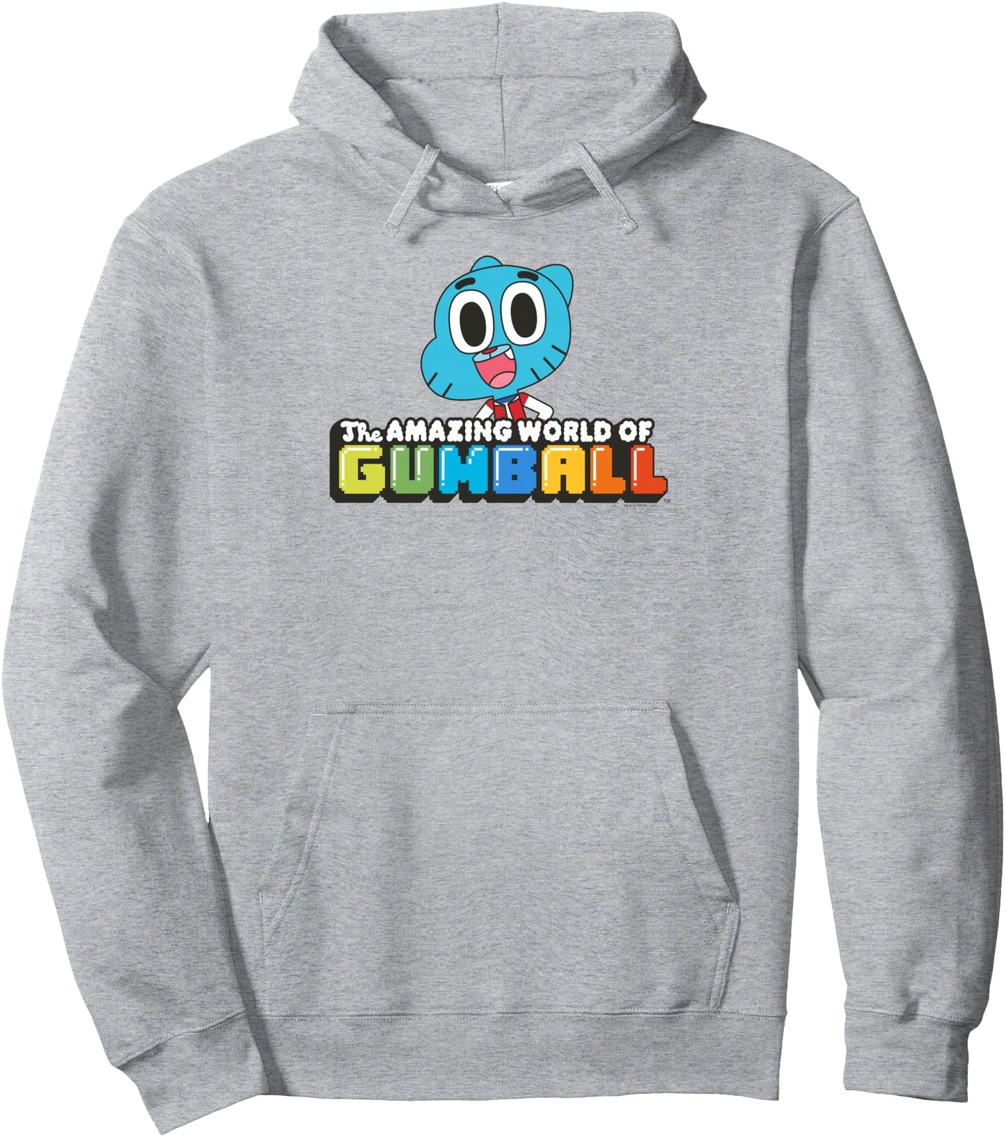 The Amazing World of Gumball Colorful Show Logo Cartoon Pullover Hoodie