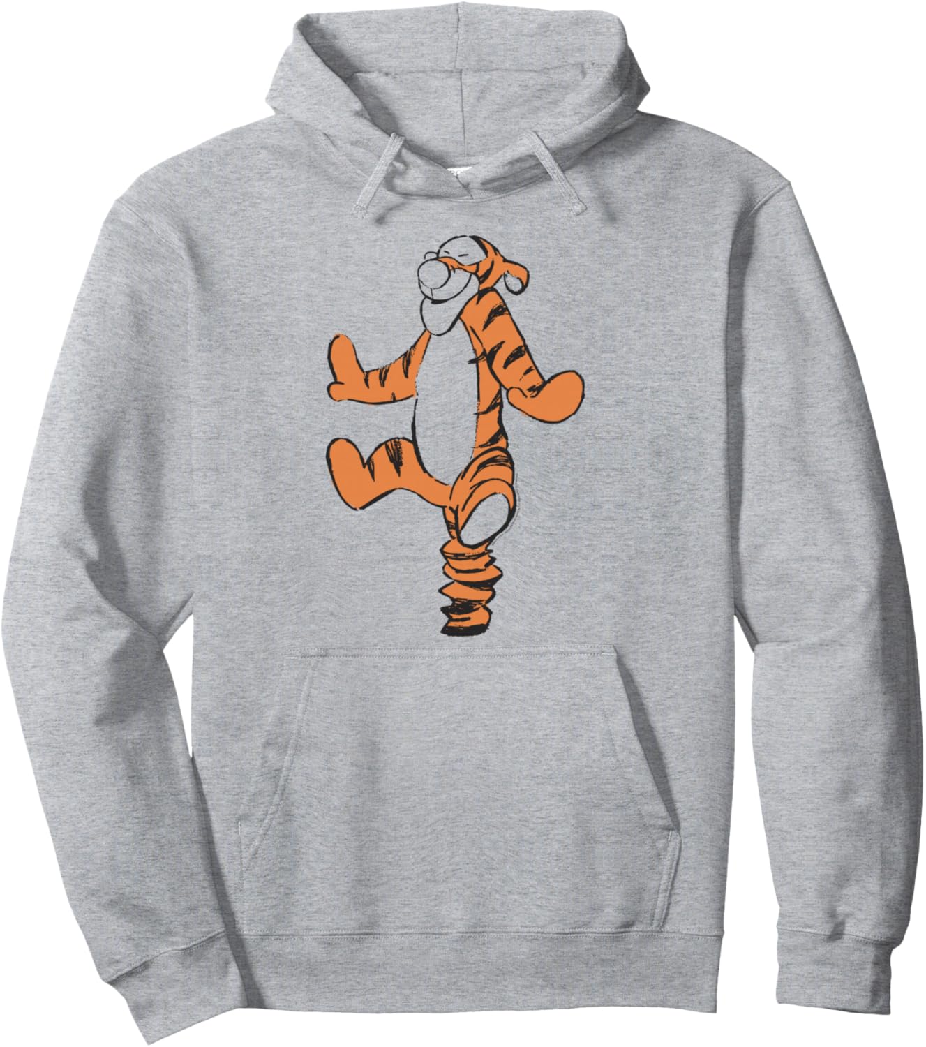 Disney Winnie The Pooh Tigger Simple Sketch Pullover Hoodie