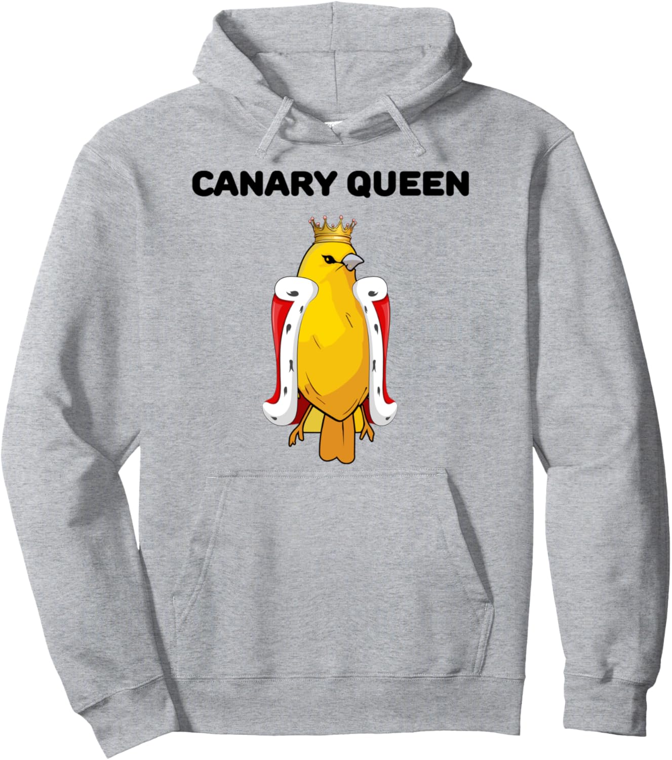 Canary Queen | Girls Canary Lover Tshirt | Womens Canary Pullover Hoodie