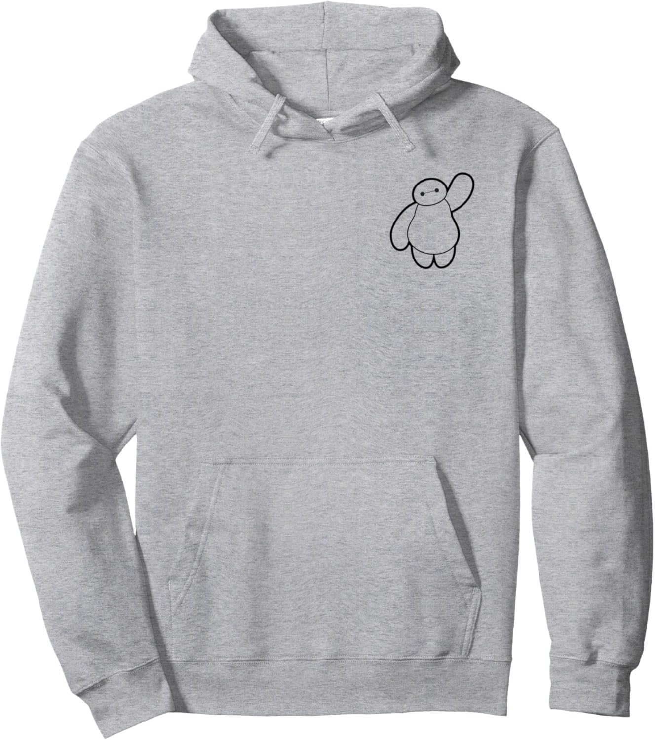 Disney Big Hero 6 Baymax Waiving Pocket Pullover Hoodie