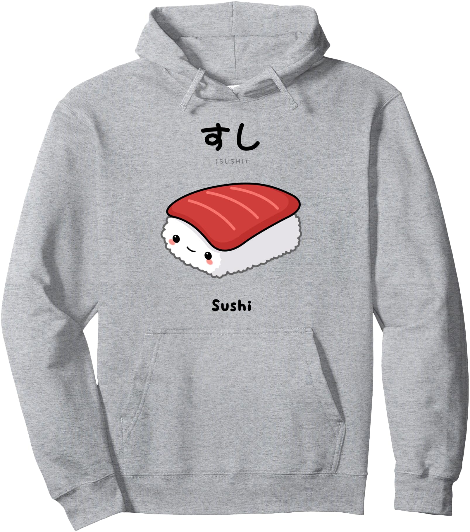 Cute Kawaii Sushi - Japanese Language Hoodie for Anime Fans