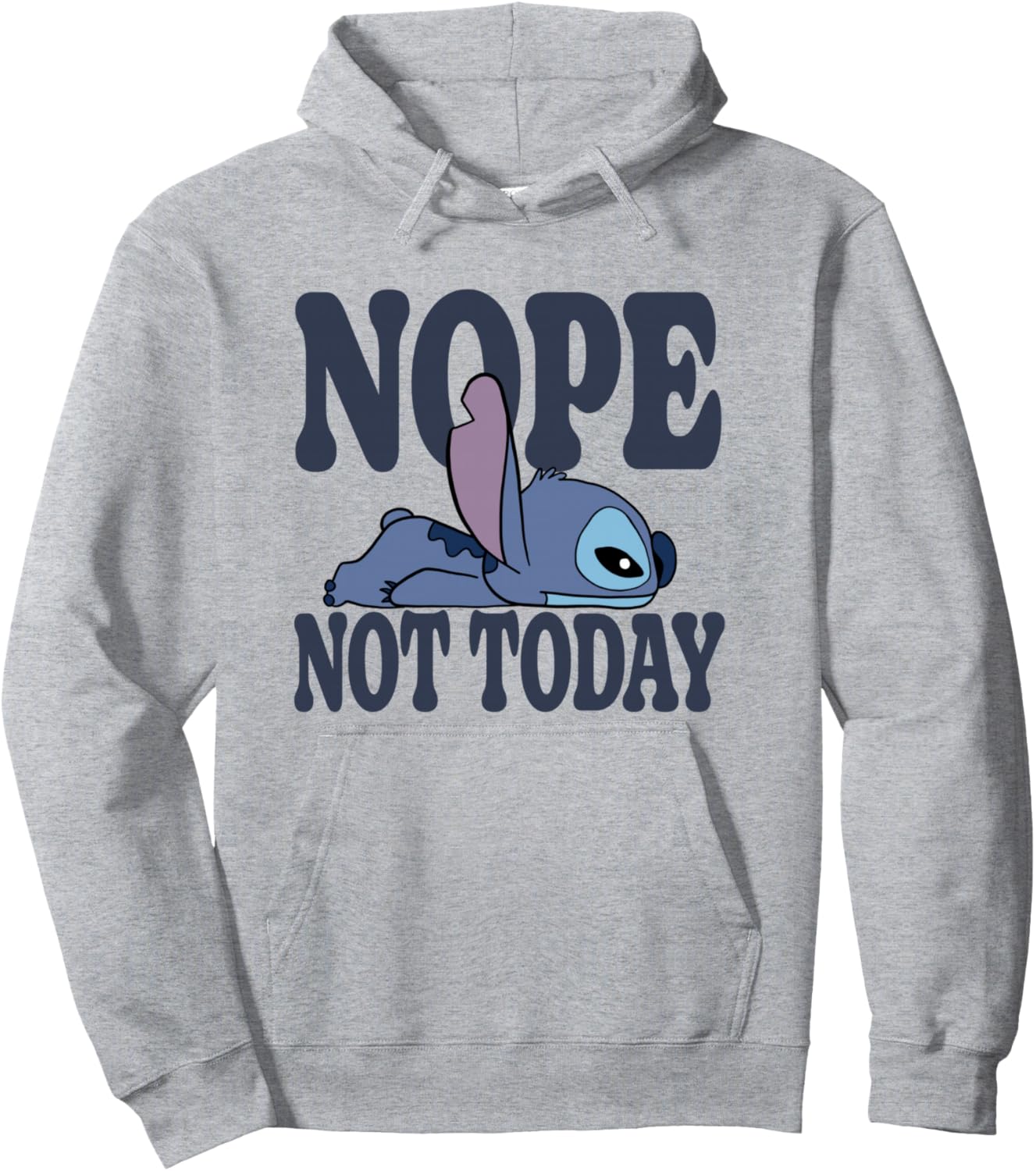 Disney Lilo & Stitch Nope Not Today Sleepy Stitch Pullover Hoodie