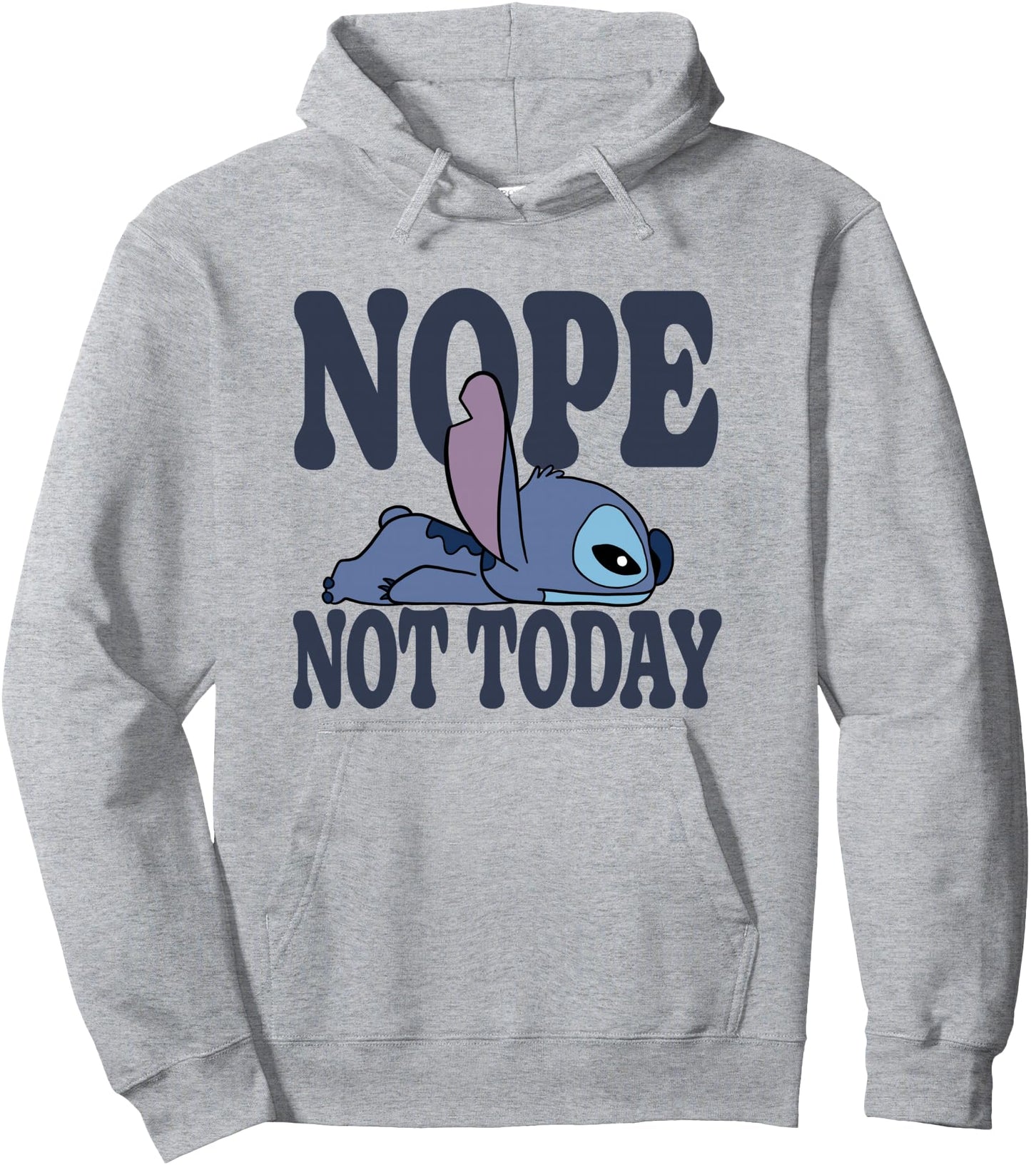 Disney Lilo & Stitch Nope Not Today Sleepy Stitch Pullover Hoodie