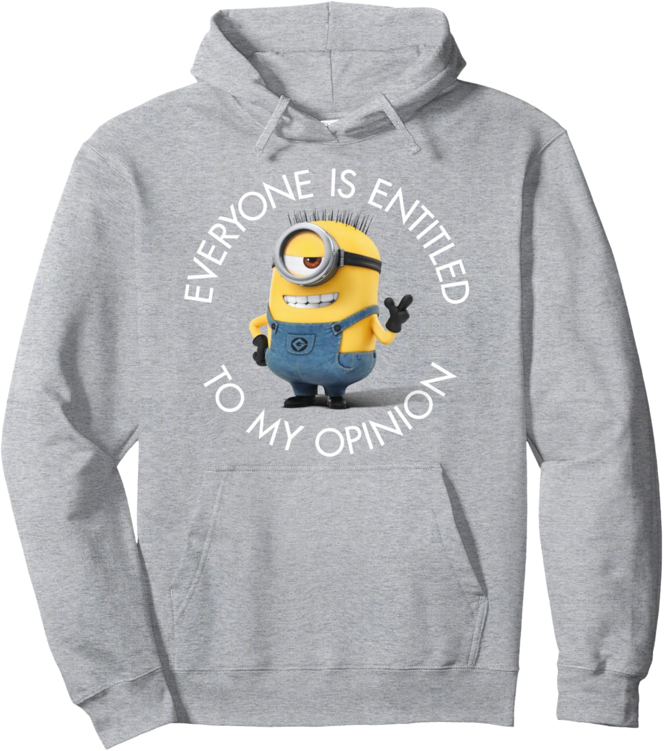 Despicable Me Minions Everyone Is Entitled To My Opinion Pullover Hoodie