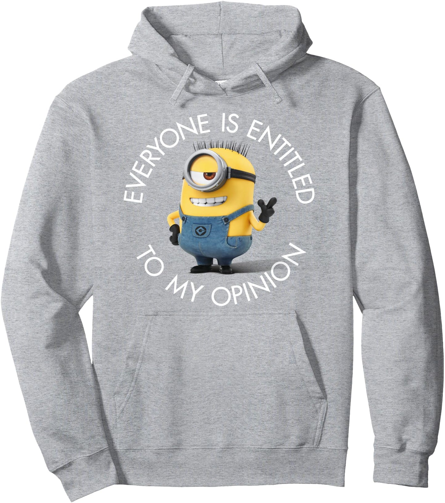Despicable Me Minions Everyone Is Entitled To My Opinion Pullover Hoodie