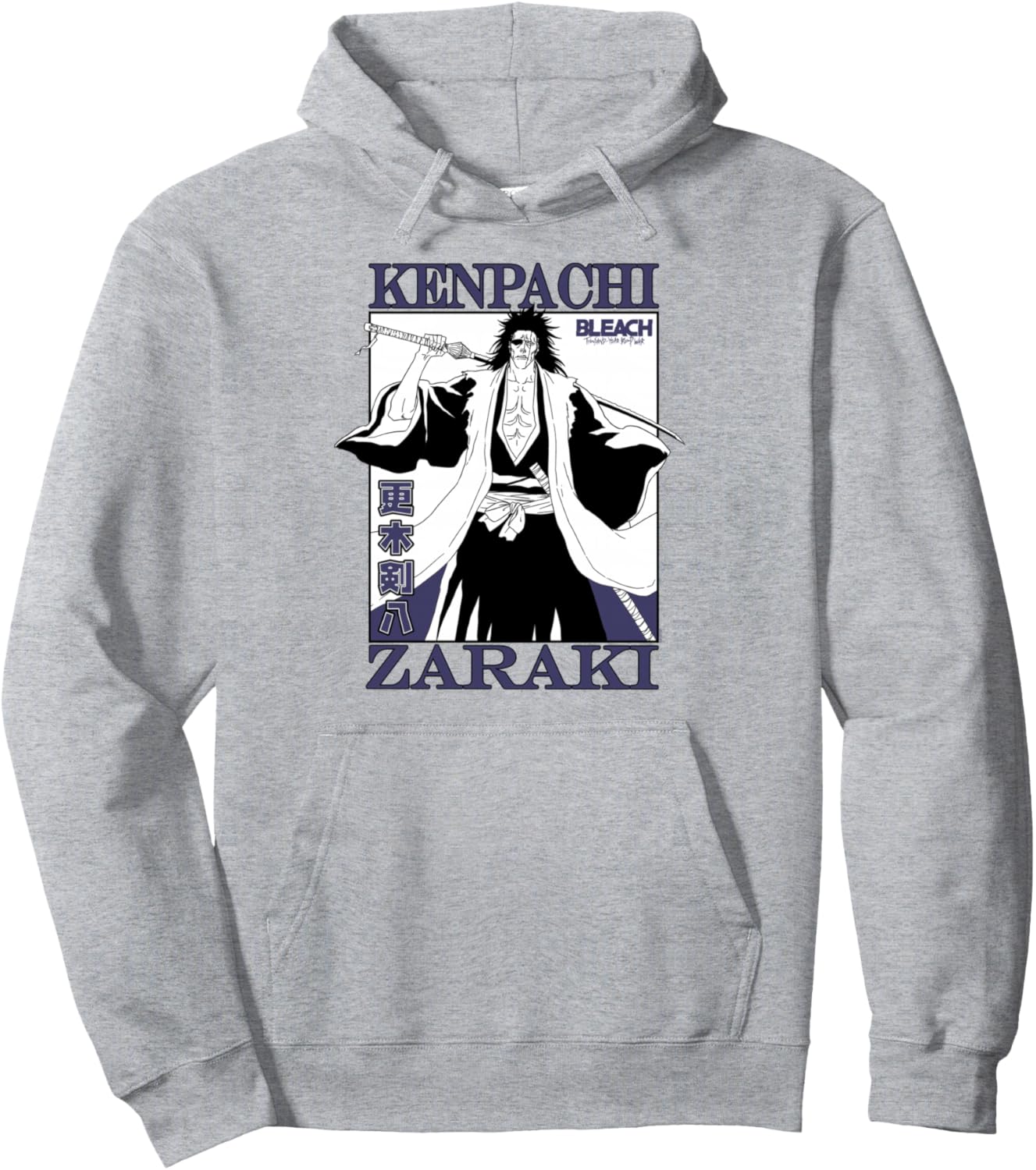 BLEACH: Thousand Year Blood War Kenpachi Zaraki Anime Pullover Hoodie