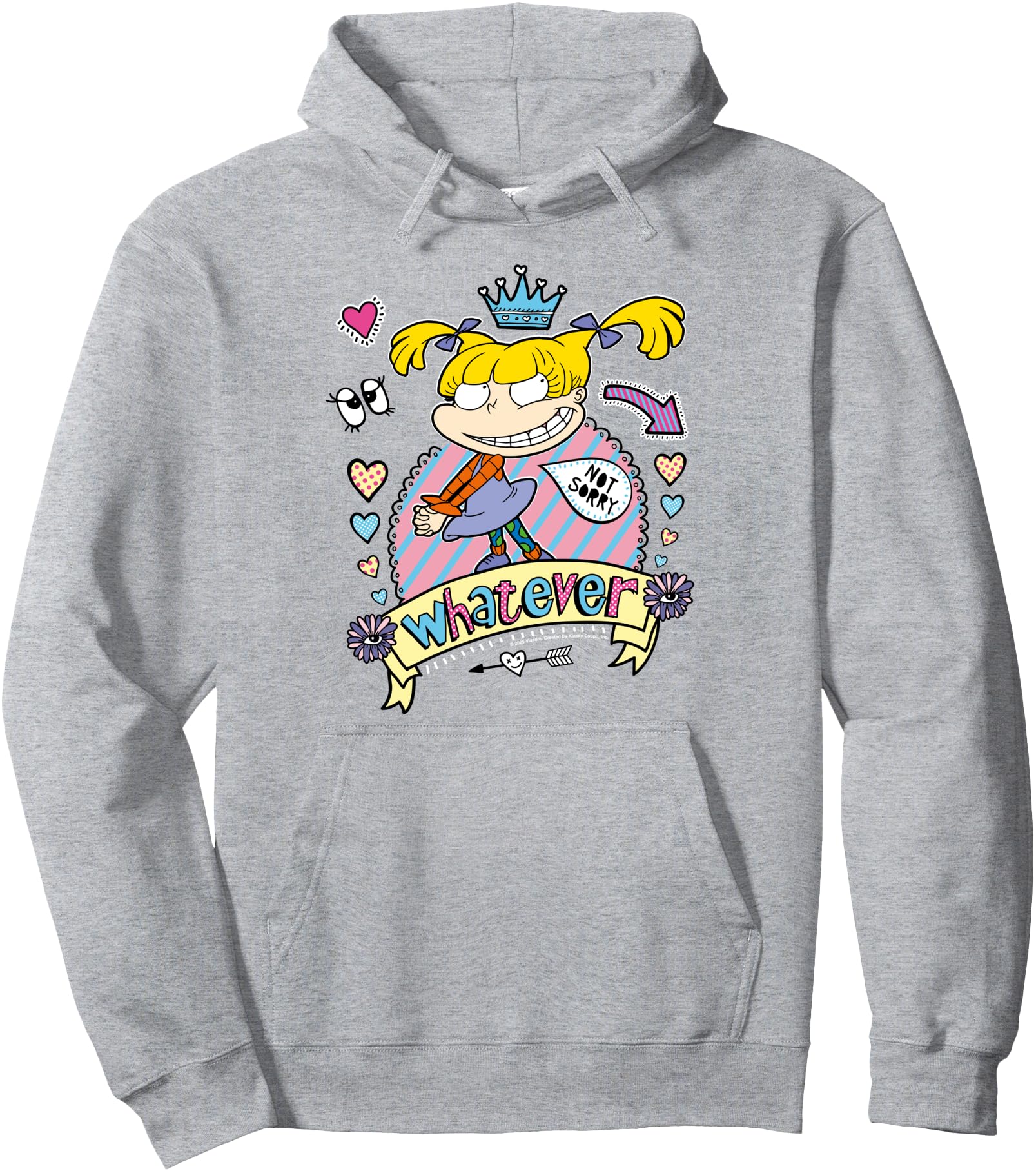 Rugrats Angelica Whatever Not Sorry Pullover Hoodie