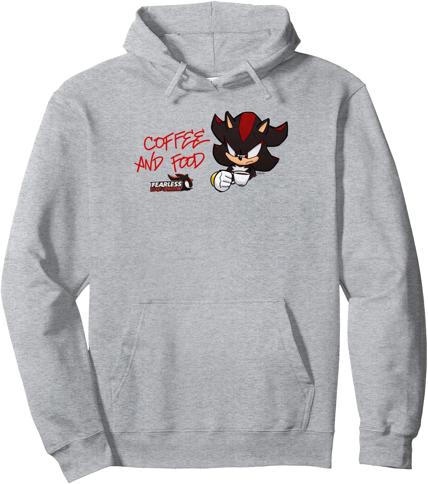 Sonic the Hedgehog, Fearless: Year of Shadow - Coffee & Food Pullover Hoodie