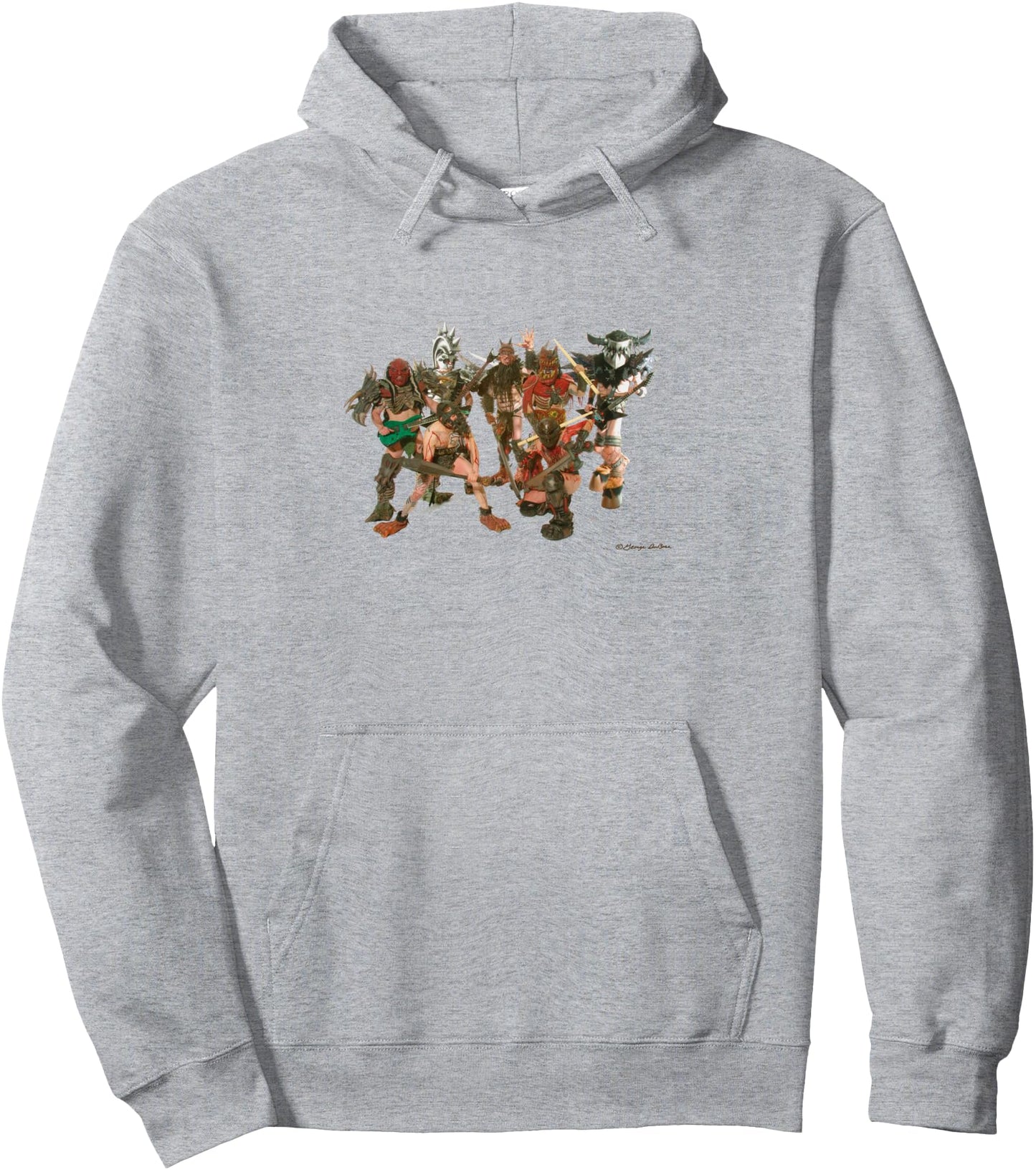 Gwar Heavy Metal Band By George DuBose Pullover Hoodie