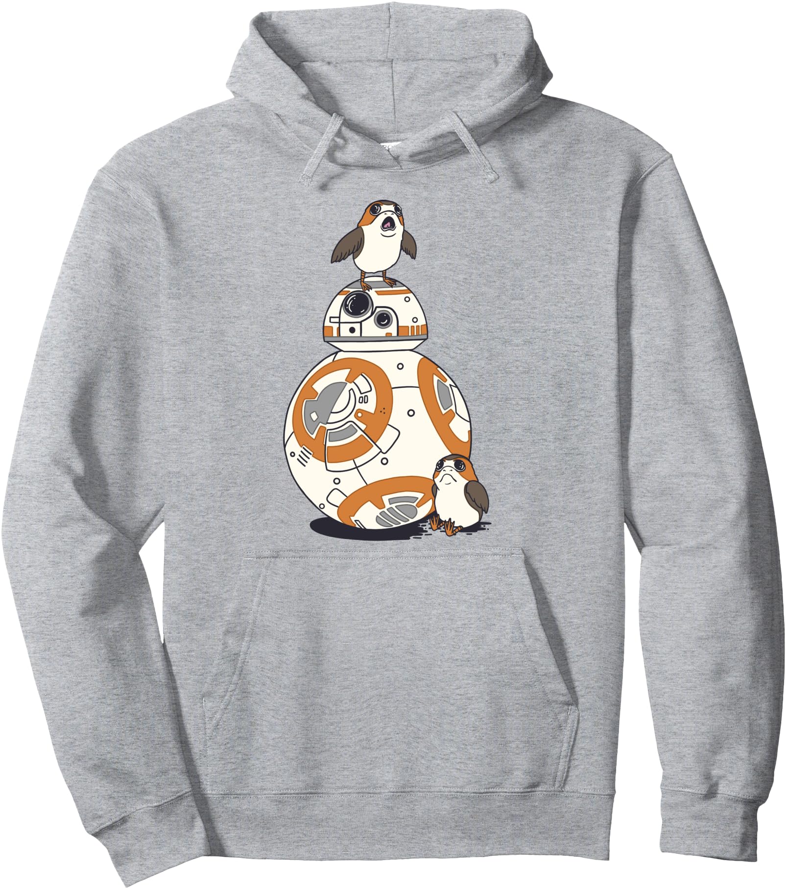 Star Wars The Last Jedi BB-8 And Porgs Doodle Pullover Hoodie