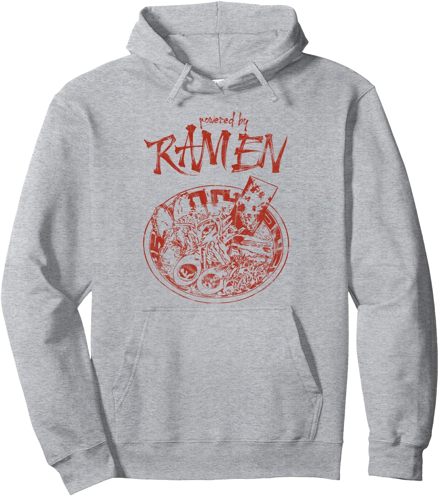 Powered By Ramen Japanese Love Anime Noodles Pullover Hoodie