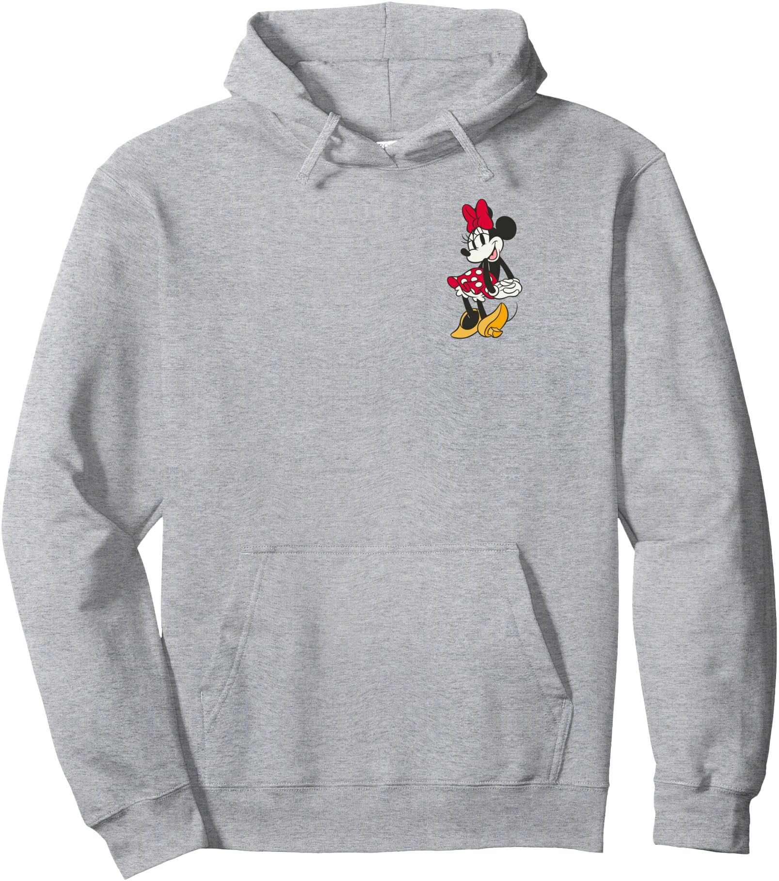 Disney Minnie Mouse Vintage Sassy Pose Small Pocket Logo Pullover Hoodie