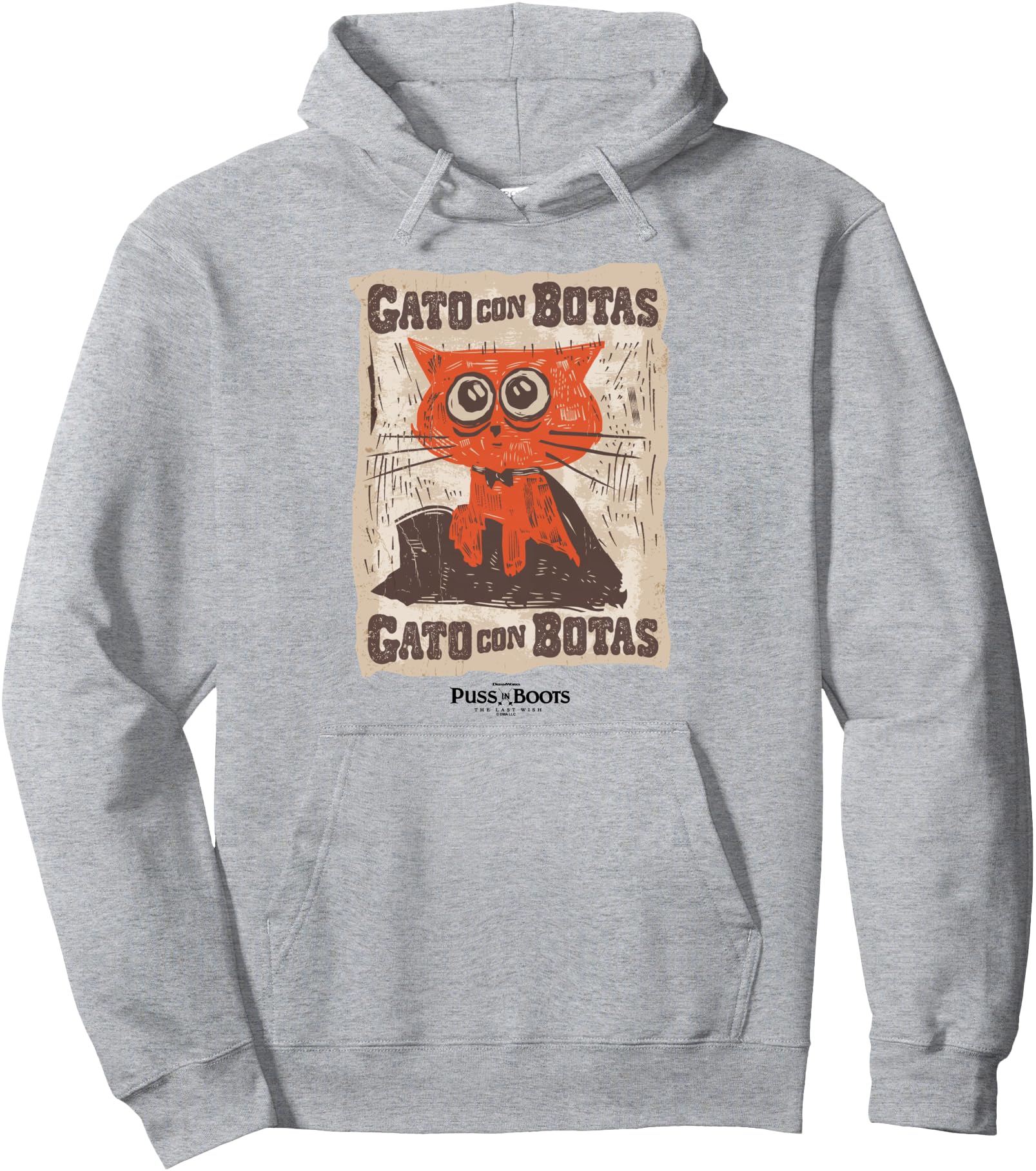 DreamWorks Puss In Boots: The Last Wish Gato Con Botas Pullover Hoodie