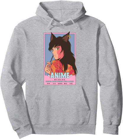 Authentic Notable Ingenious Magical Empathic Anime Meaning Pullover Hoodie
