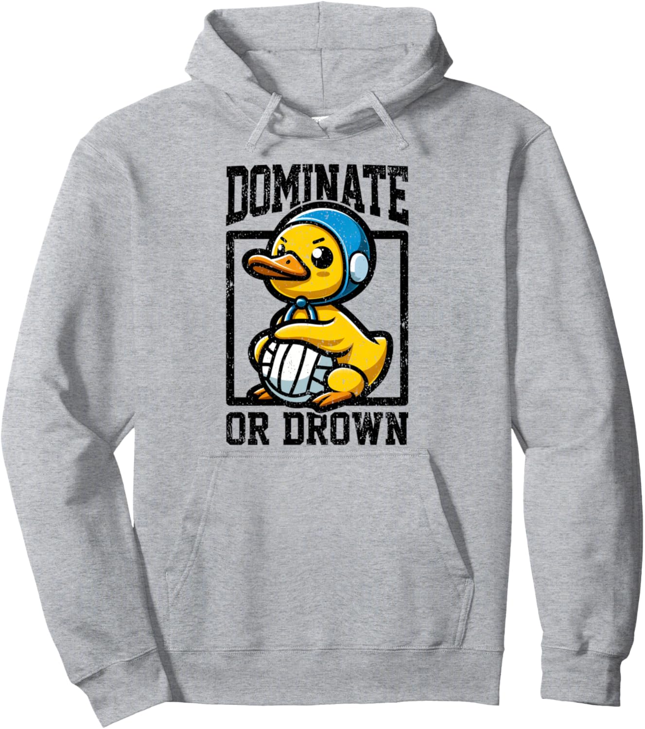 Waterpolo Player I Dominate Or Drown I Funny Waterpolo Pullover Hoodie