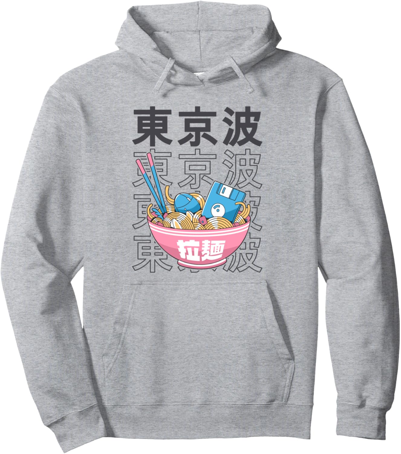 Kawaii Ramen Noodles Tech Japanese Food Girls Teen Anime Pullover Hoodie
