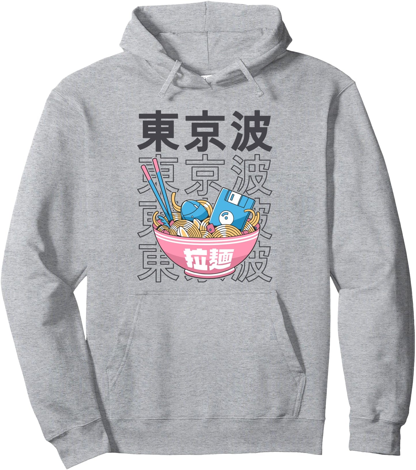 Kawaii Ramen Noodles Tech Japanese Food Girls Teen Anime Pullover Hoodie