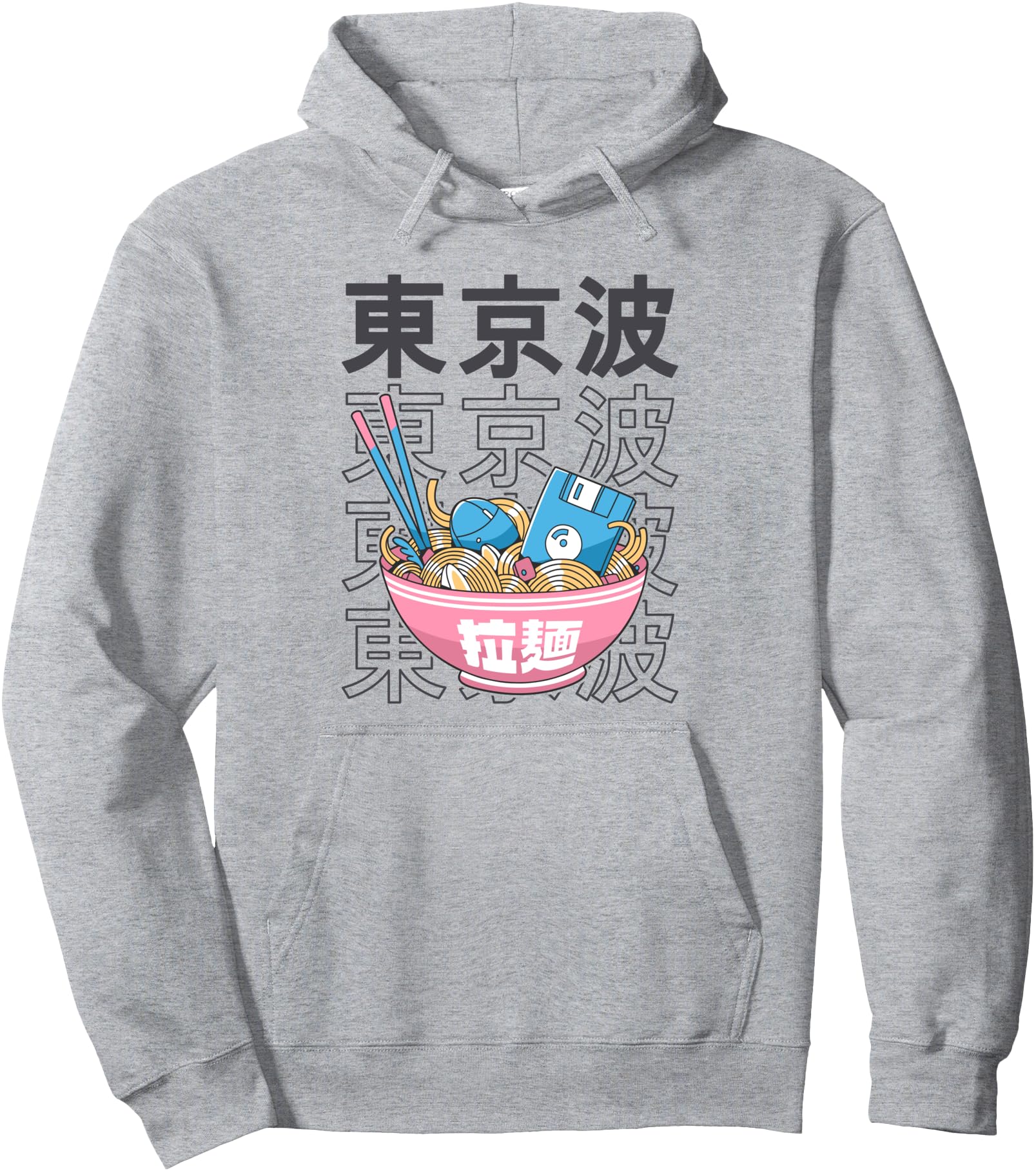 Kawaii Ramen Noodles Tech Japanese Food Girls Teen Anime Pullover Hoodie