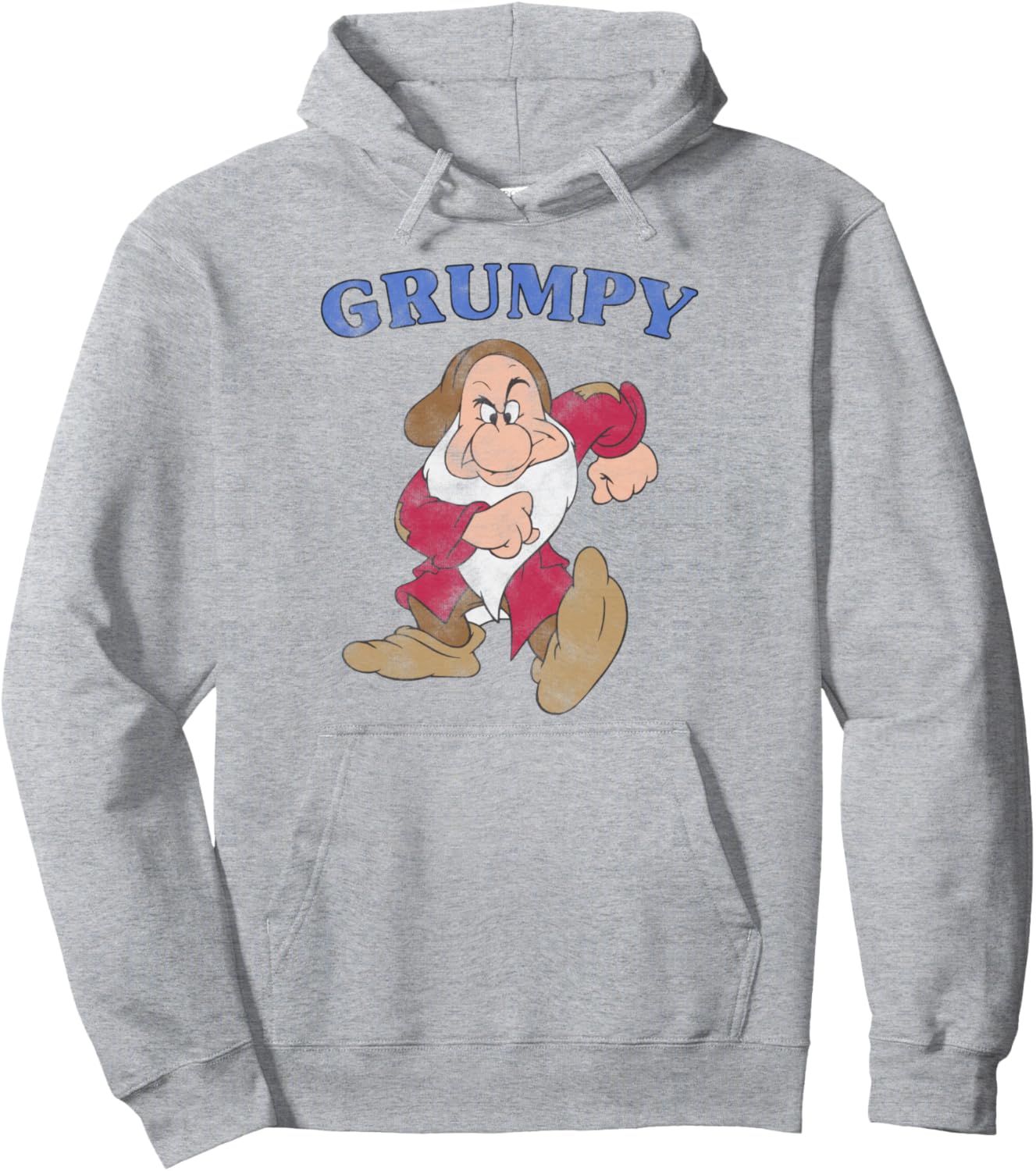 Disney Snow White and the Seven Dwarfs A Grumpy Character Pullover Hoodie