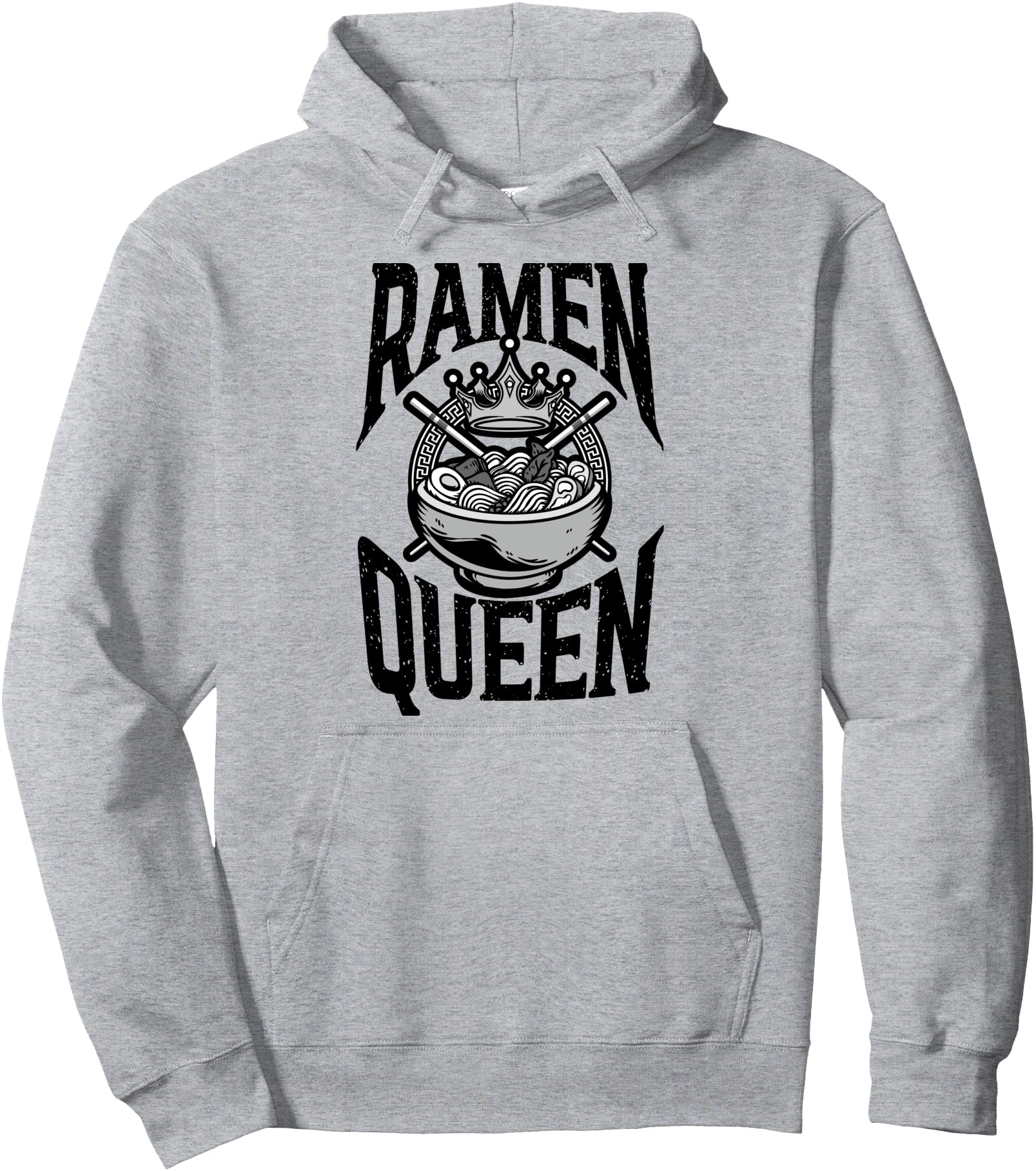 Ramen Queen, Kawaii For Teen Girls Women, Japanese Anime Pullover Hoodie
