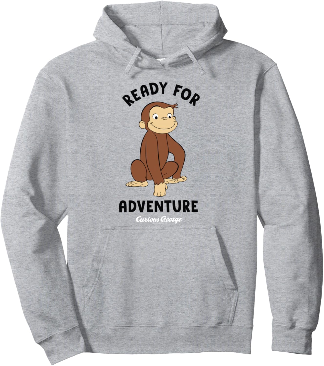 Curious George Ready For Adventure George Smiling Pullover Hoodie