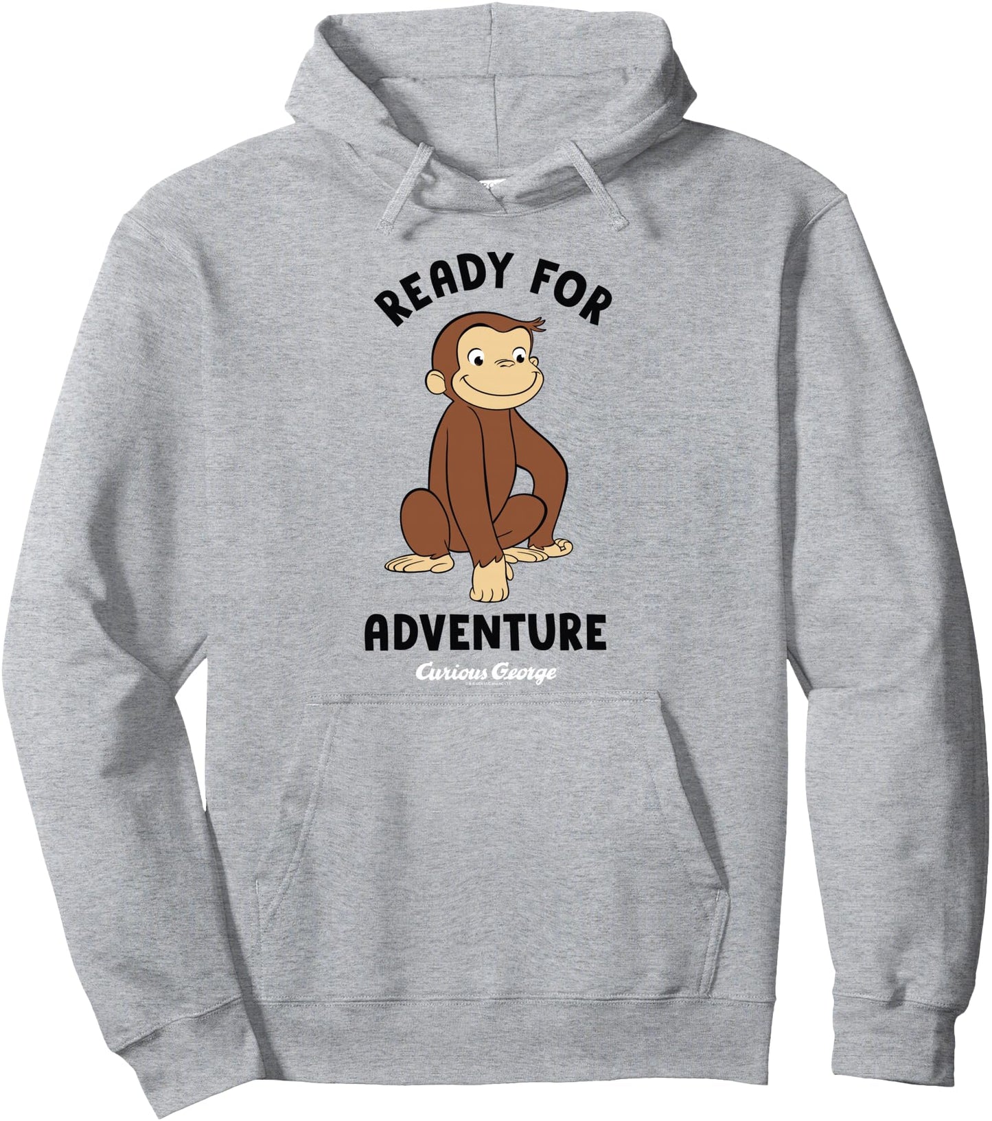 Curious George Ready For Adventure George Smiling Pullover Hoodie