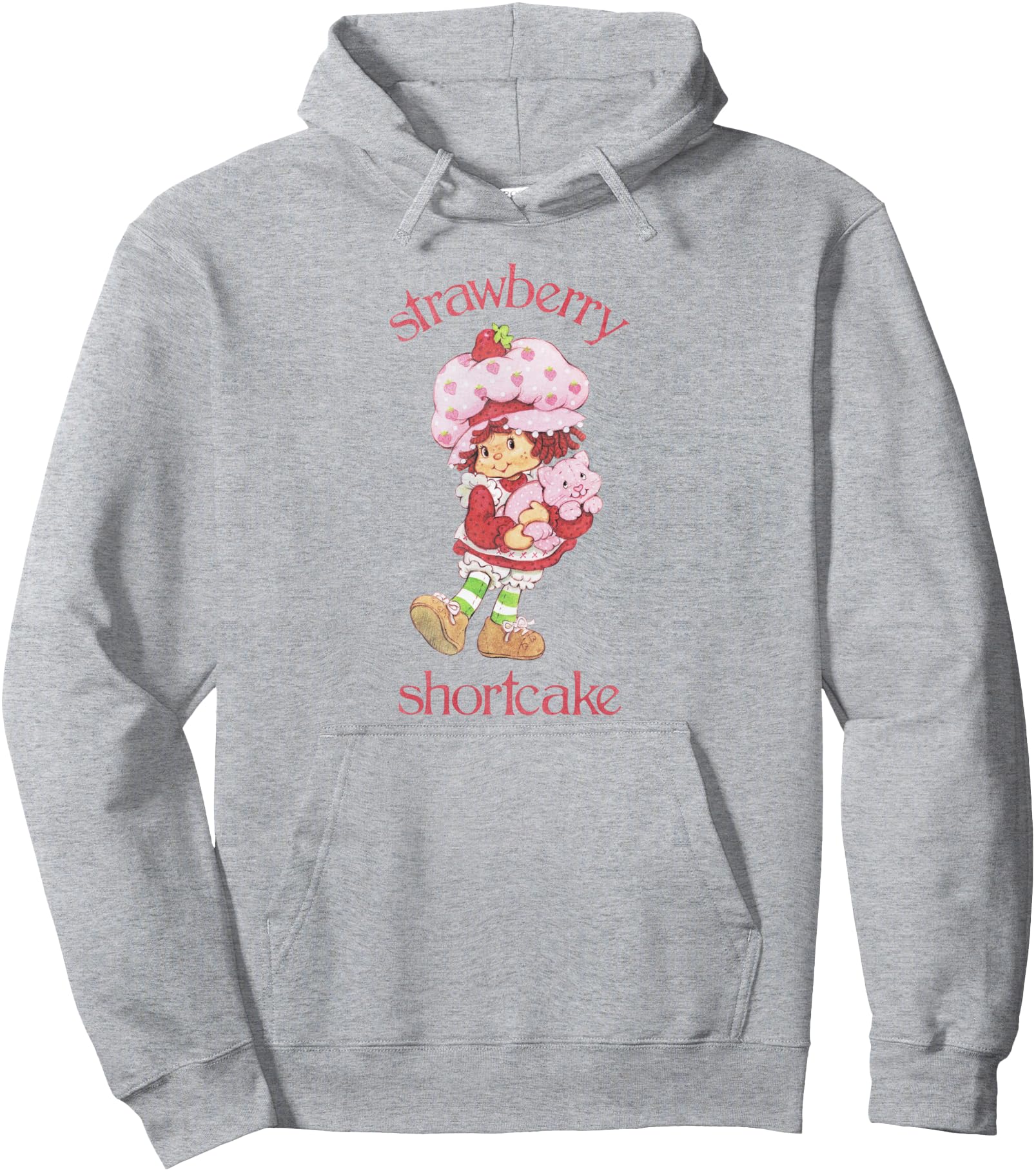 Strawberry Shortcake Cat Hugging Portrait Pullover Hoodie