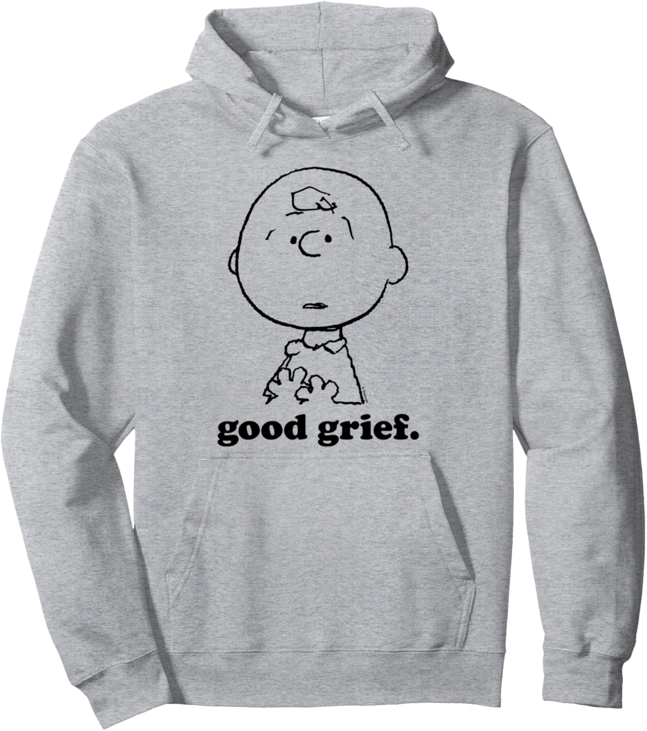 Peanuts - Good Grief Charlie Brown Face Pullover Hoodie