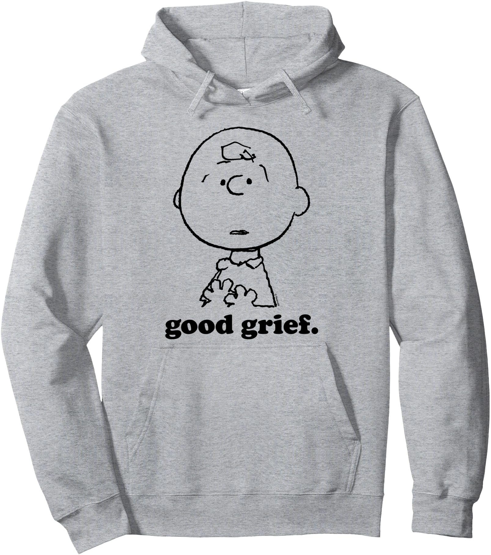 Peanuts - Good Grief Charlie Brown Face Pullover Hoodie
