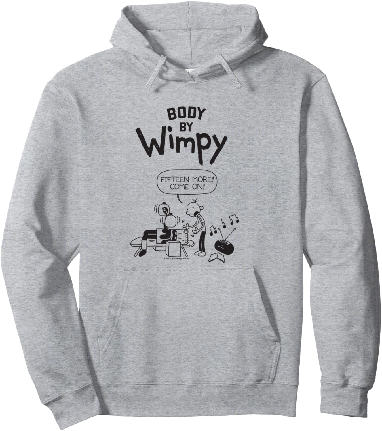 Diary of a Wimpy Kid Body by Wimpy Fifteen More Pullover Hoodie