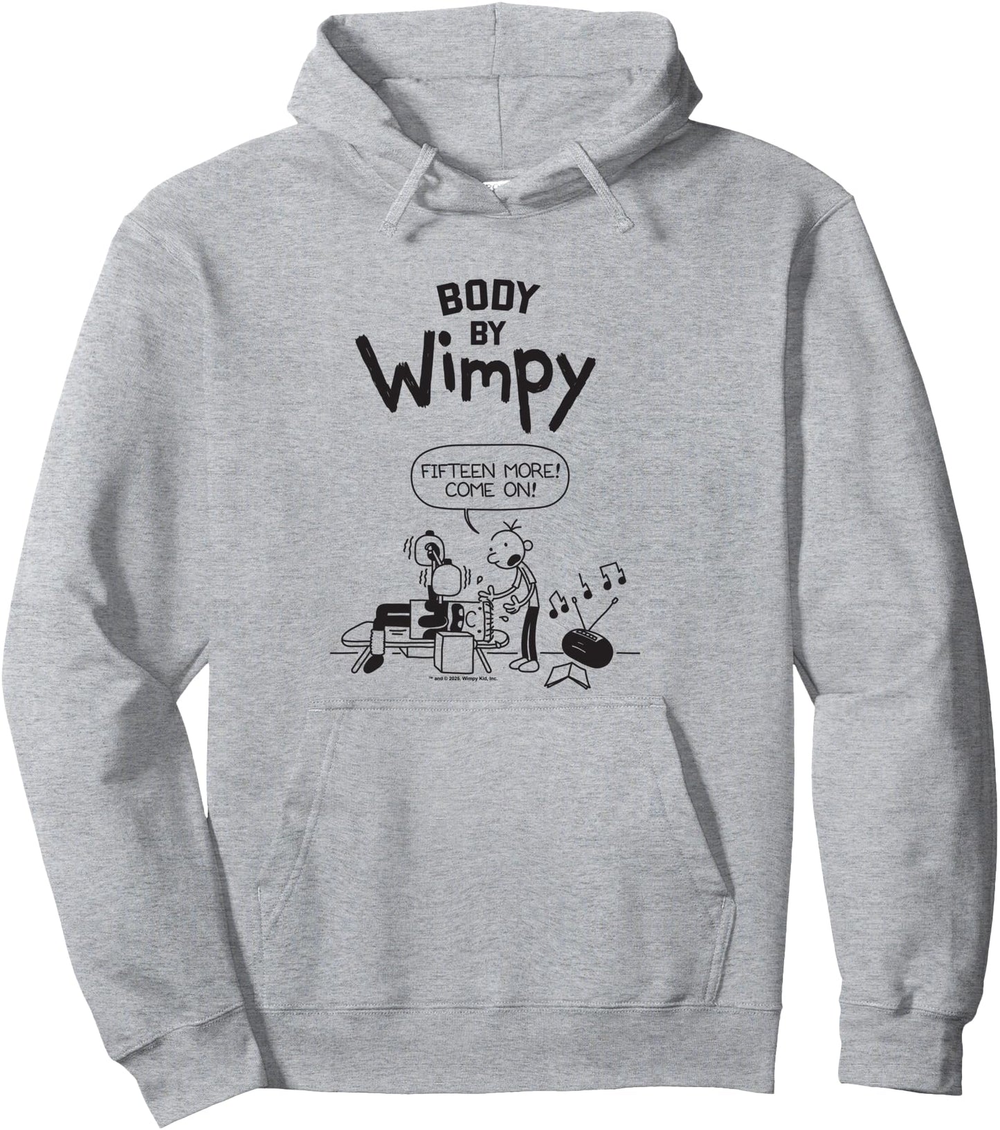 Diary of a Wimpy Kid Body by Wimpy Fifteen More Pullover Hoodie