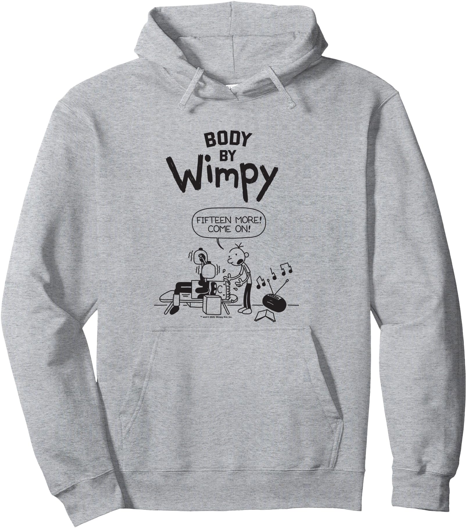 Diary of a Wimpy Kid Body by Wimpy Fifteen More Pullover Hoodie