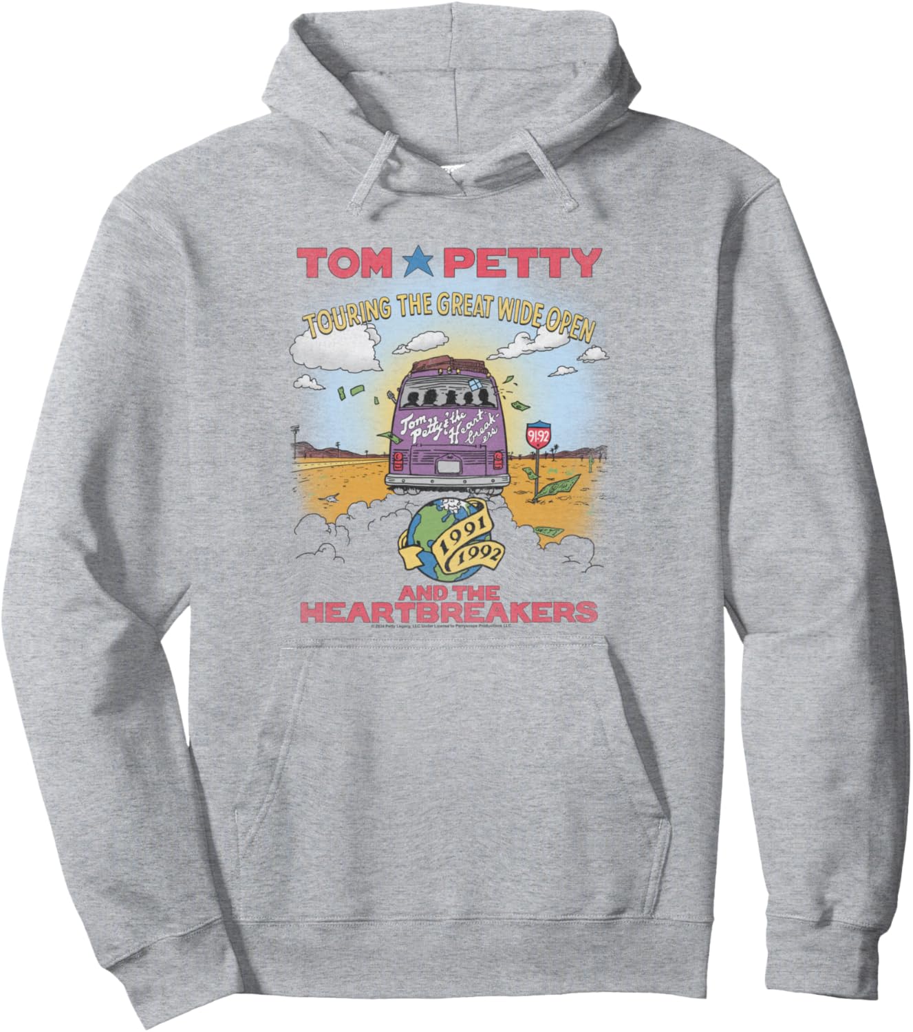 Tom Petty The Great Wide Open Pullover Hoodie