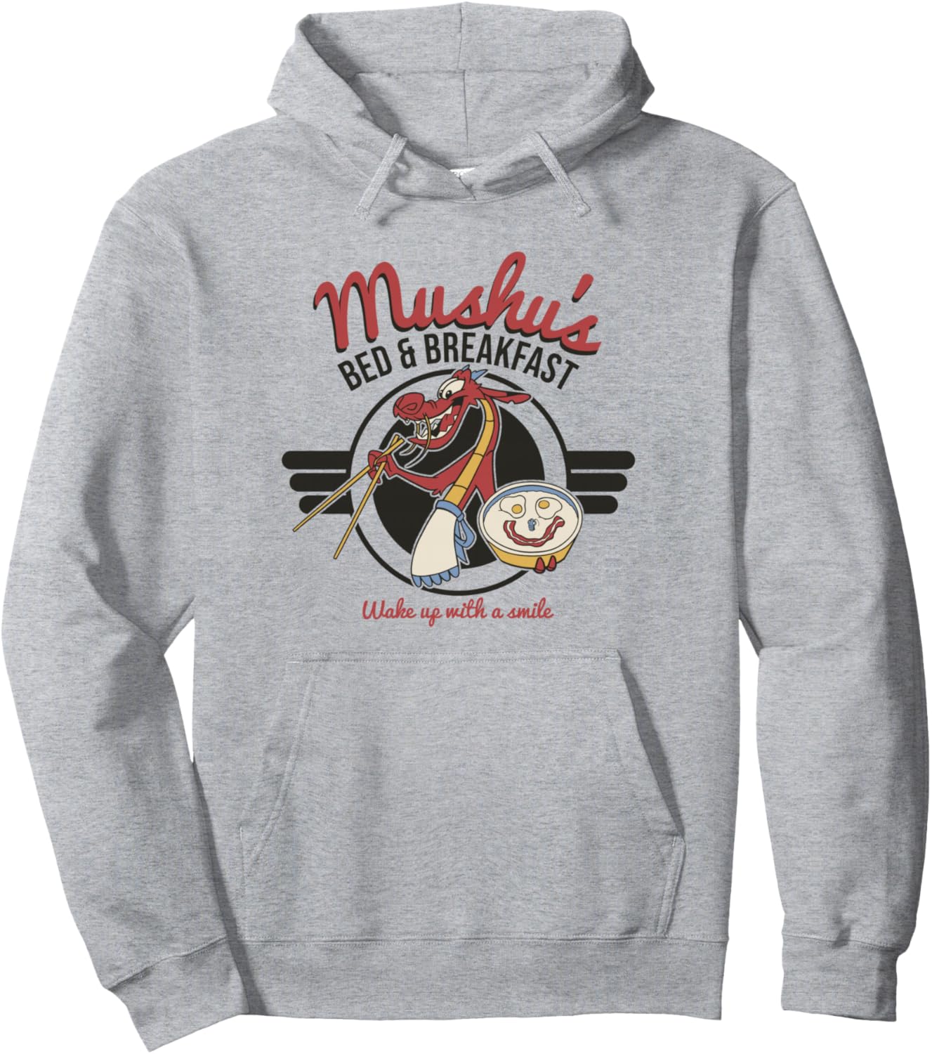 Disney Mulan Mushu's Bed & Breakfast Poster Pullover Hoodie