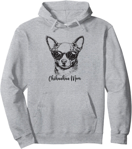 Chihuahua Mama Chi-chi Mom Pet Lover Chiwawa Dog Pullover Hoodie