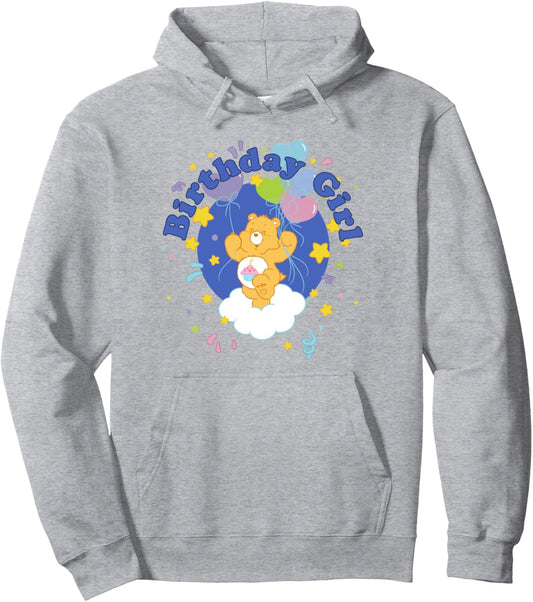 Care Bears Birthday Girl Confetti Balloons & Birthday Bear Pullover Hoodie