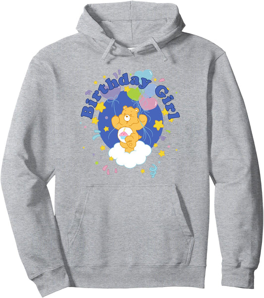 Care Bears Birthday Girl Confetti Balloons & Birthday Bear Pullover Hoodie
