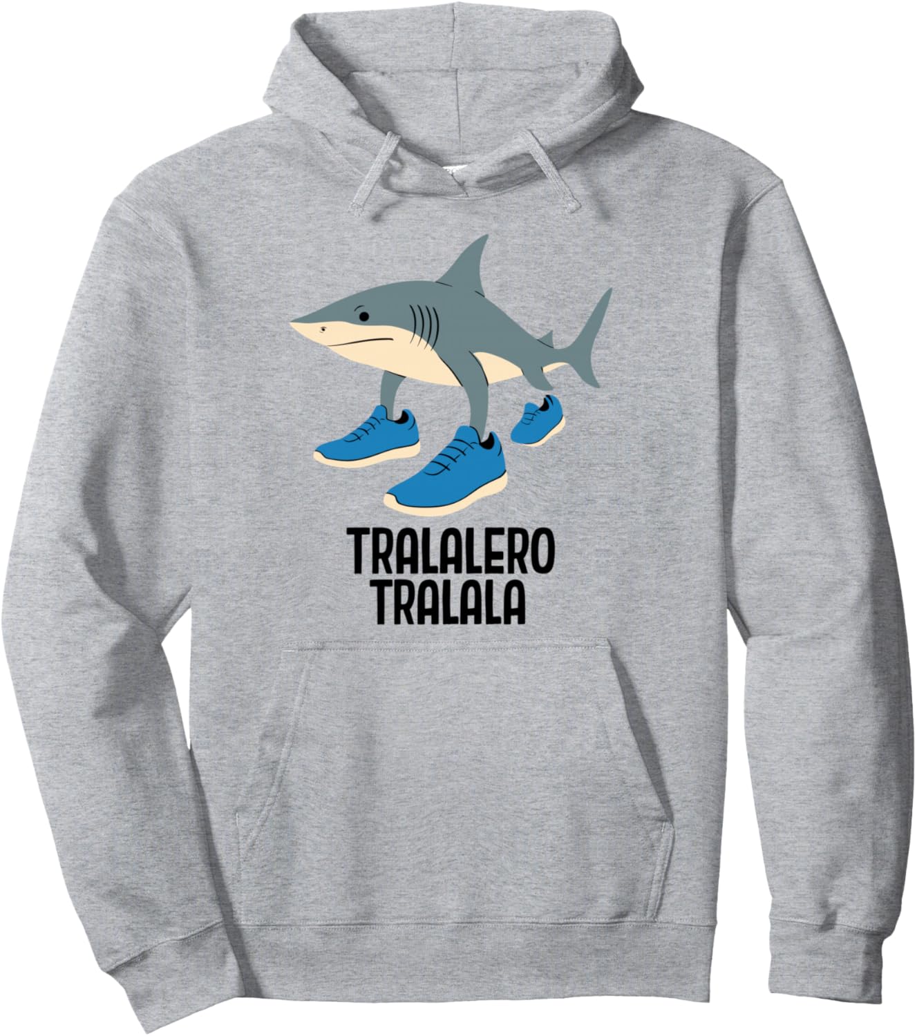 Tralalero Tralala Italian Brainrot Boys Pullover Hoodie
