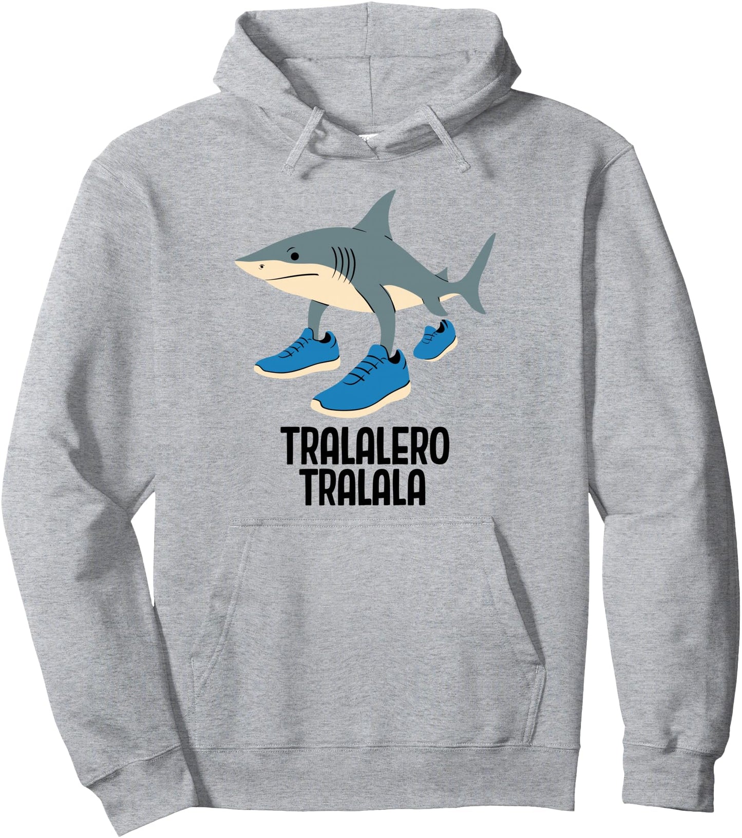 Tralalero Tralala Italian Brainrot Boys Pullover Hoodie